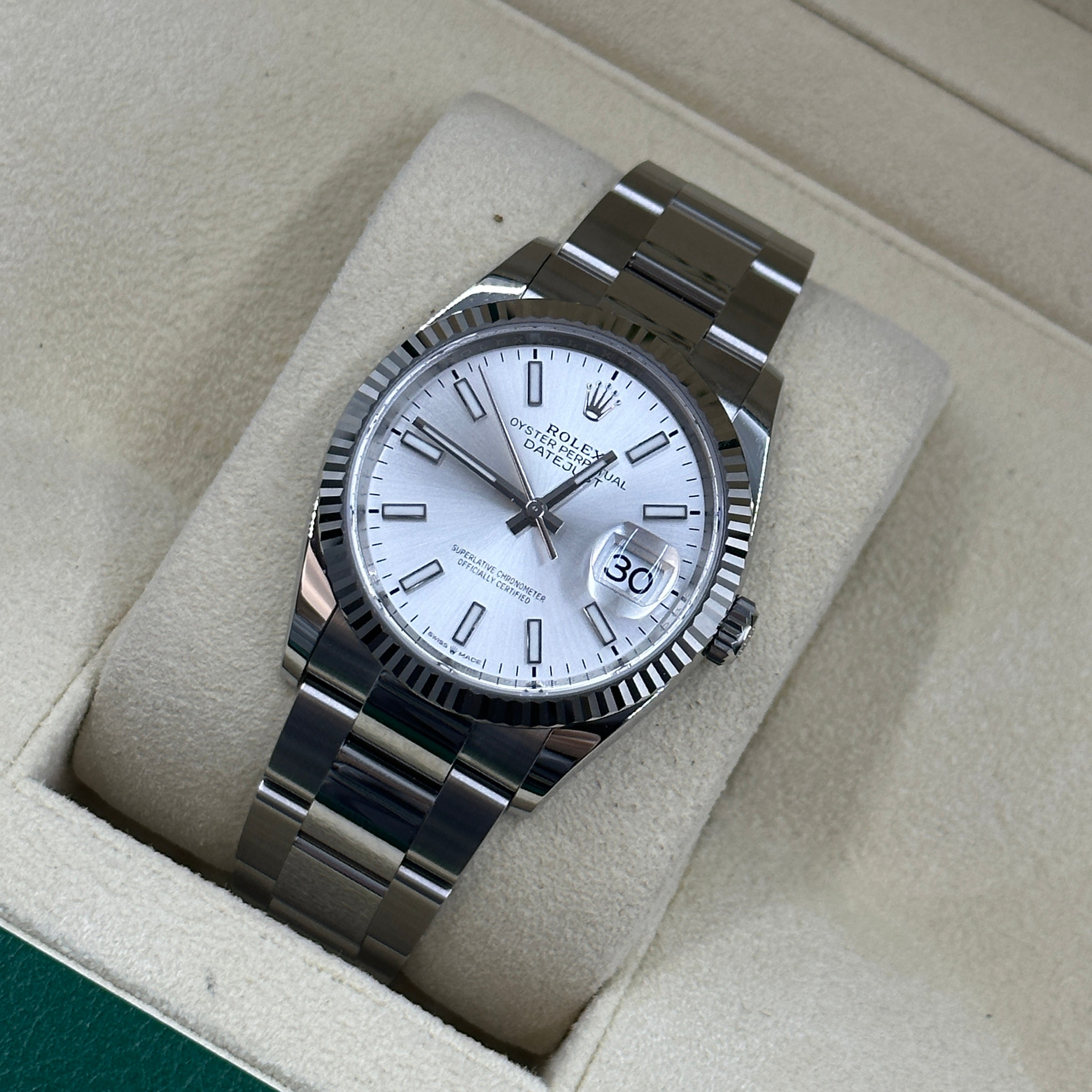 Rolex Datejust 36 126234 Silver Index Oyster 2026