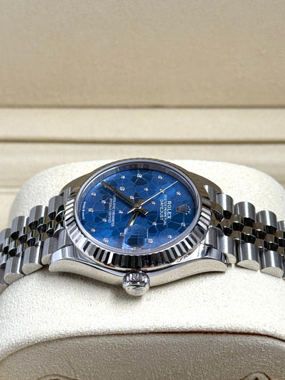 Rolex Datejust 31 278274 Blaues Blumenjubiläum 2025
