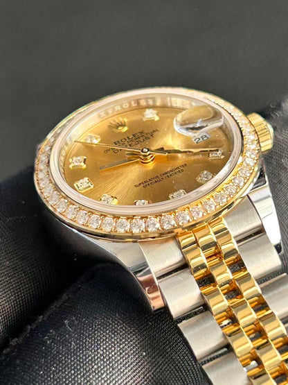 Rolex Lady-Datejust 28 m279383RBR-0011 G Champagne Jubilee 2026