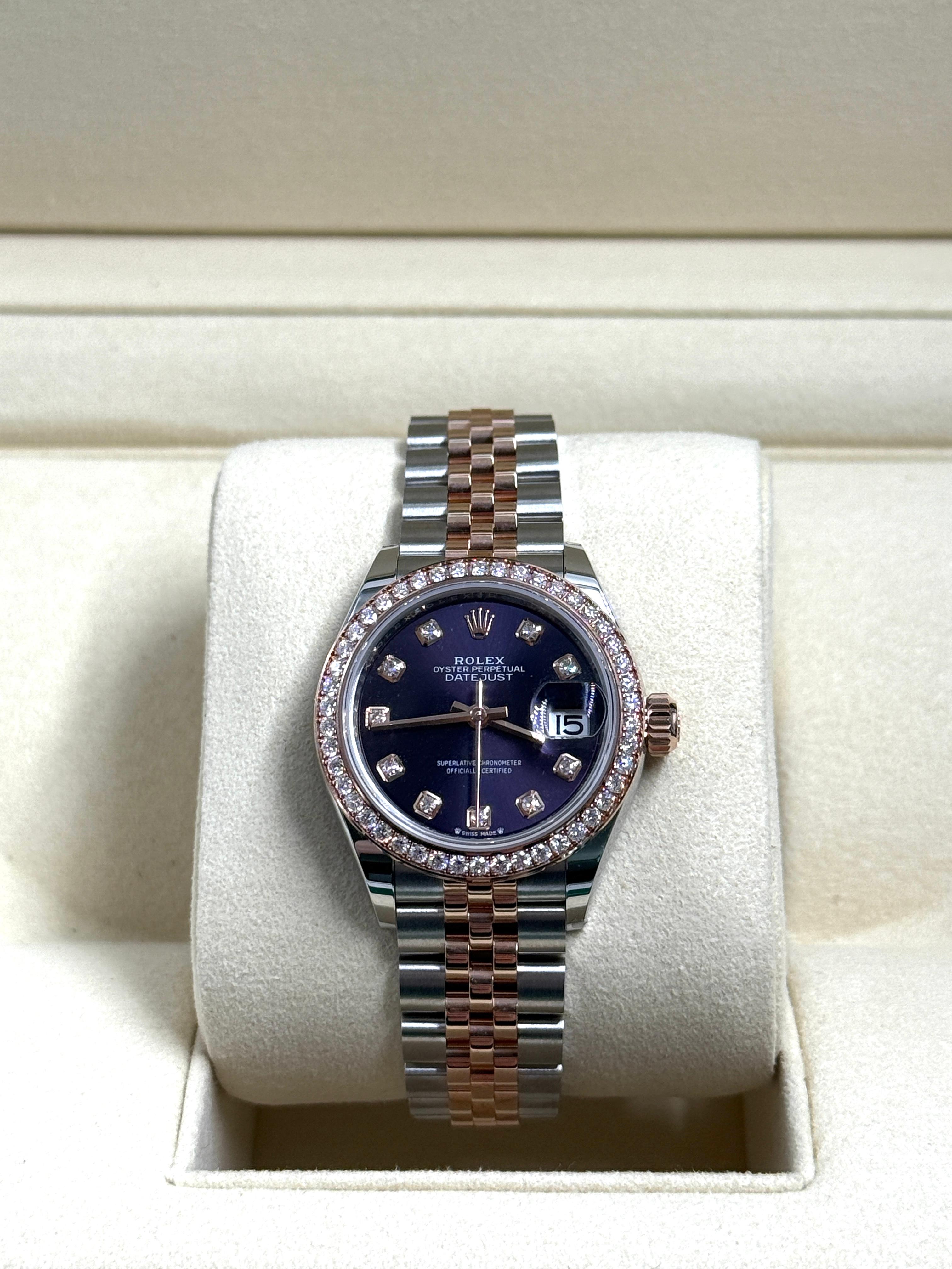 Rolex Lady-Datejust 279381RBR G PURPLE JUB