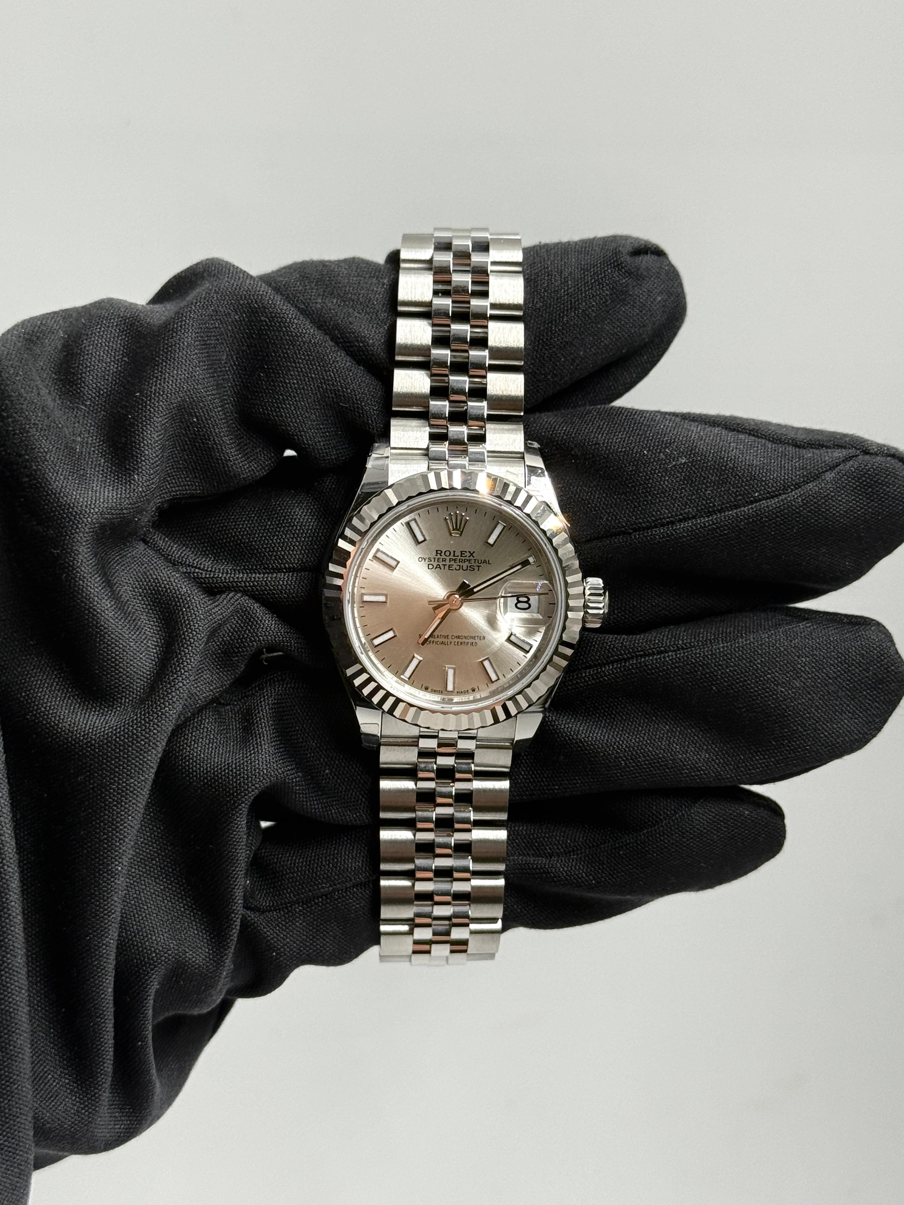 Rolex Lady-Datejust 279174 Silber Index Jubilee 2025