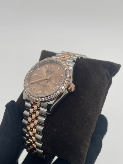 Rolex Datejust 31 278381RBR Pink Index Jubilee