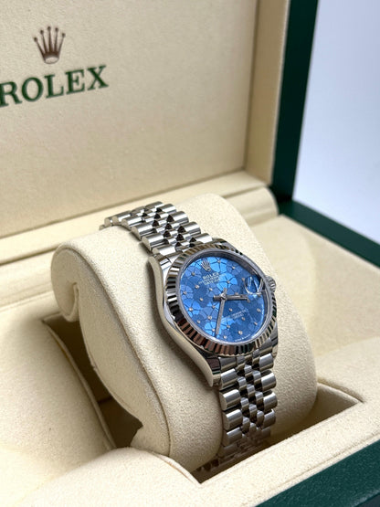 Rolex Datejust 31 278274 Blaues Blumenjubiläum 2025