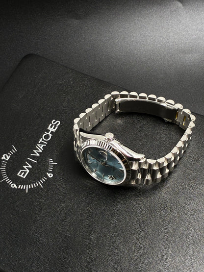 Rolex Day-Date 36 128236 ICE BLUE ROMAN