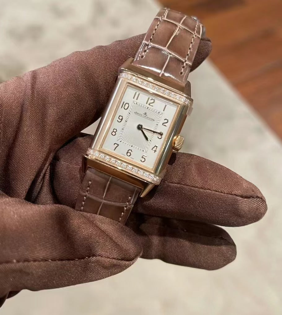 Jaeger-LeCoultre 24mm Pink Gold Diamond Bezel Duetto Classic Q2572570 2026