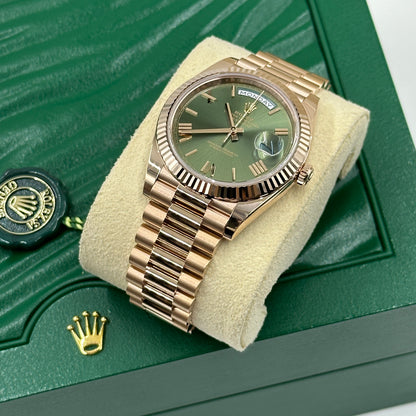 Rolex Day-Date 40 40 mm 228235 Grün Roman 2024