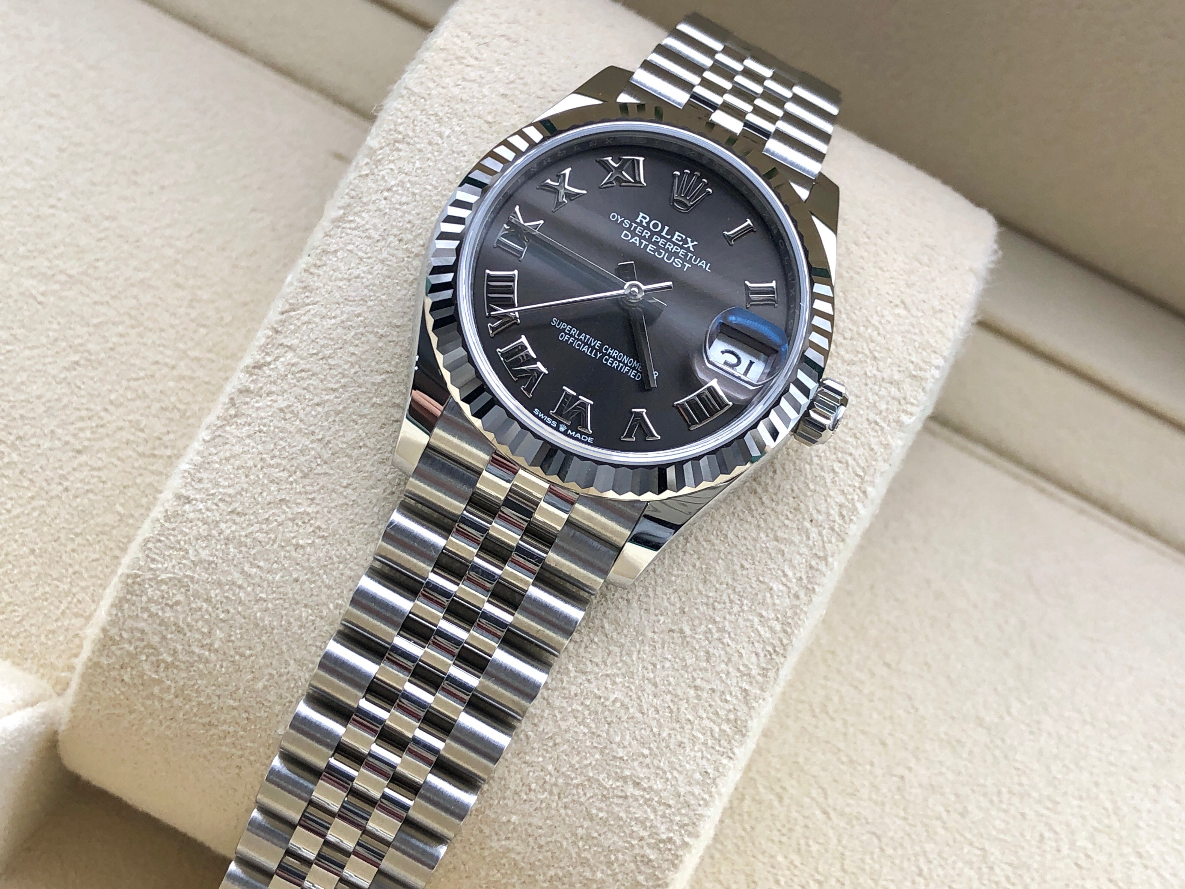 Rolex Datejust 31 278274 Dunkelgraues römisches Jubiläum 2025