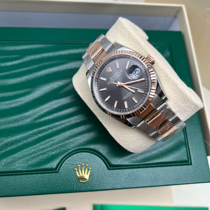 Rolex Datejust 36 126231 Grau Index Oyster 2024