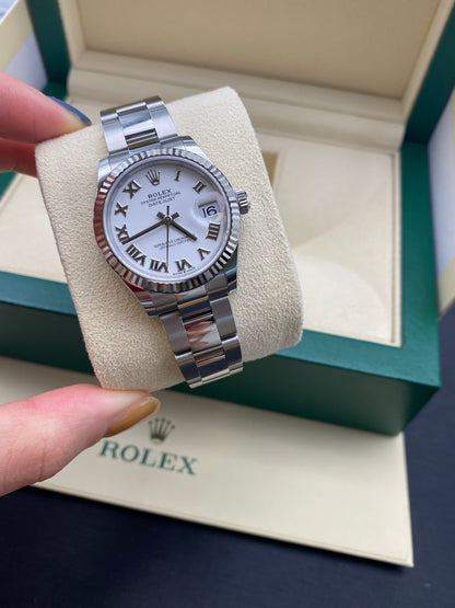 Rolex Datejust 31 278274 Weiße römische Auster 2025