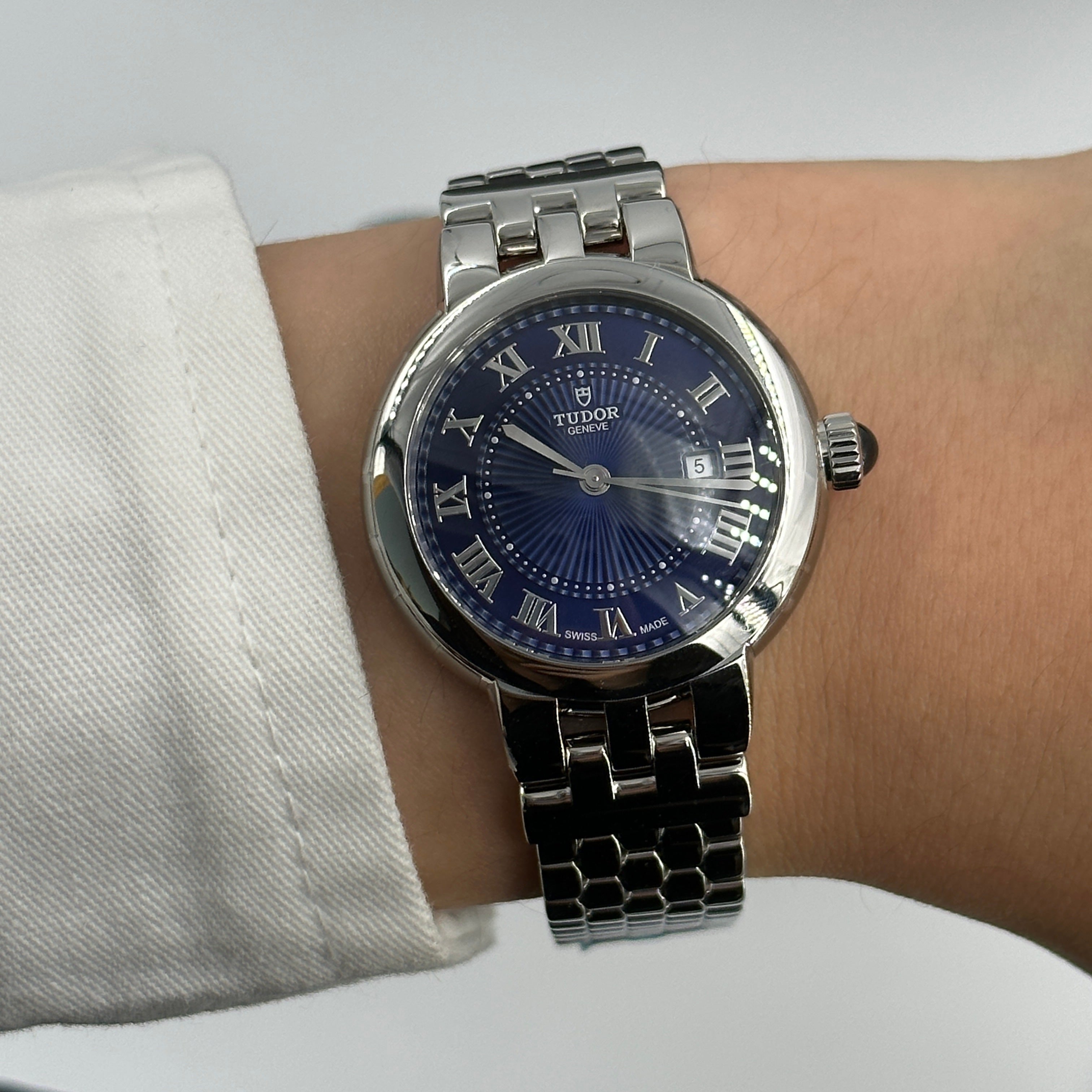 Tudor Clair de Rose 30 mm 35500-0009 Blau Roman 2024