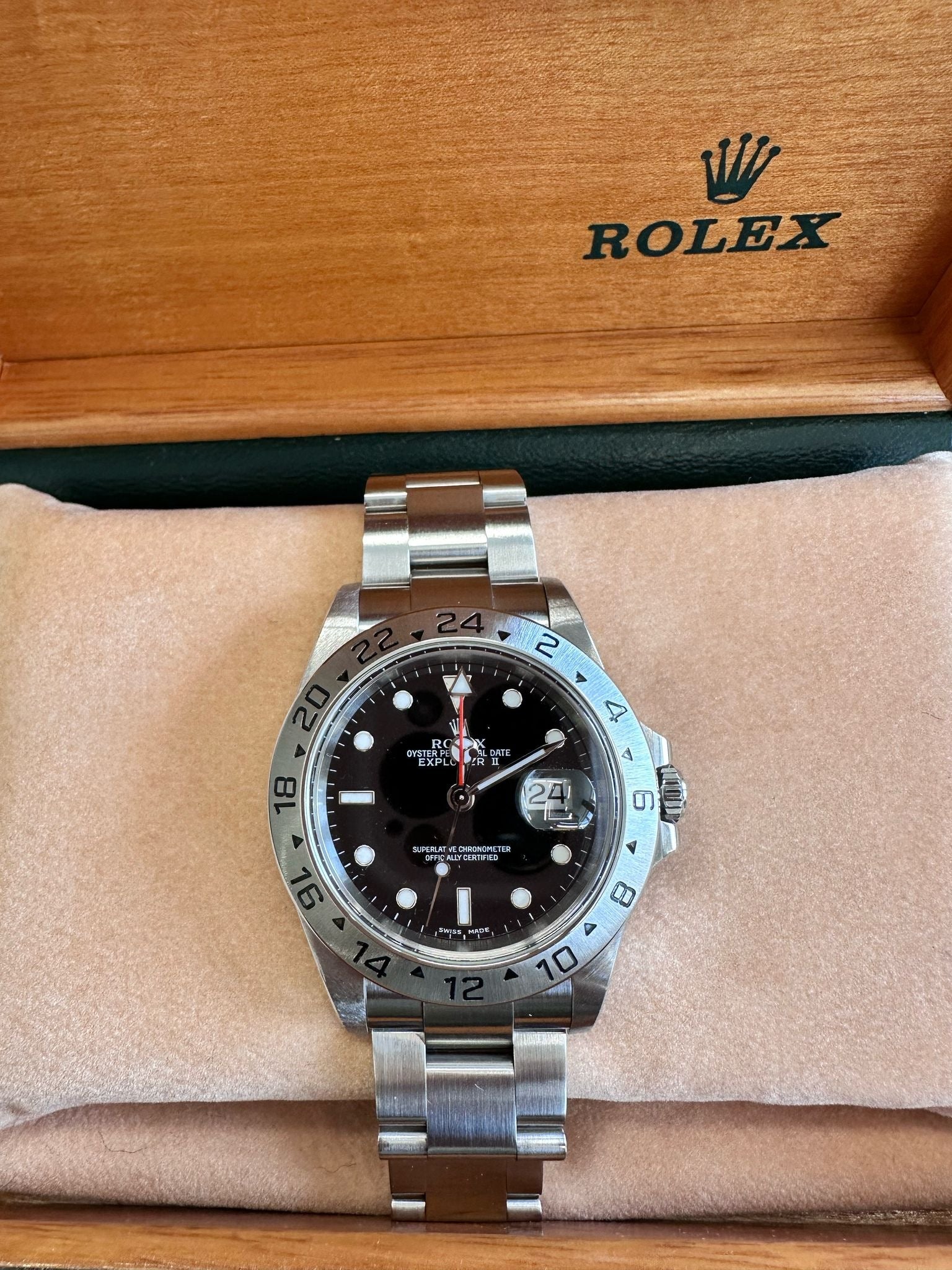 Rolex Explorer II 16570 Schwarz 1993