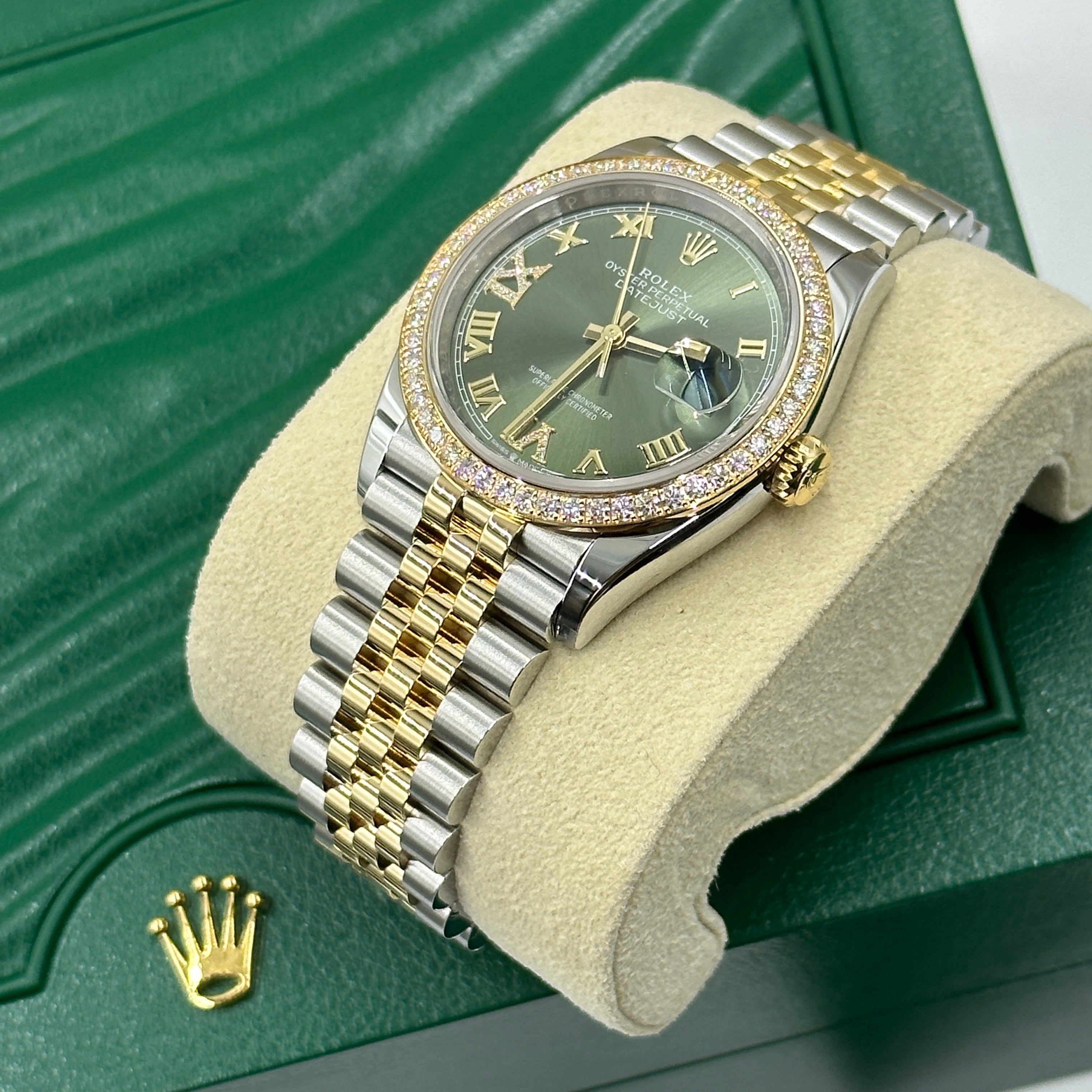 Rolex Datejust 36 126283RBR Grün VIIX Jubiläum 2024