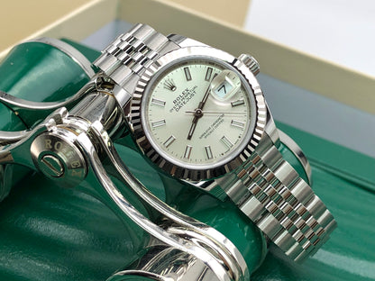 Rolex Lady-Datejust 279174 Silber Index Jubilee 2025