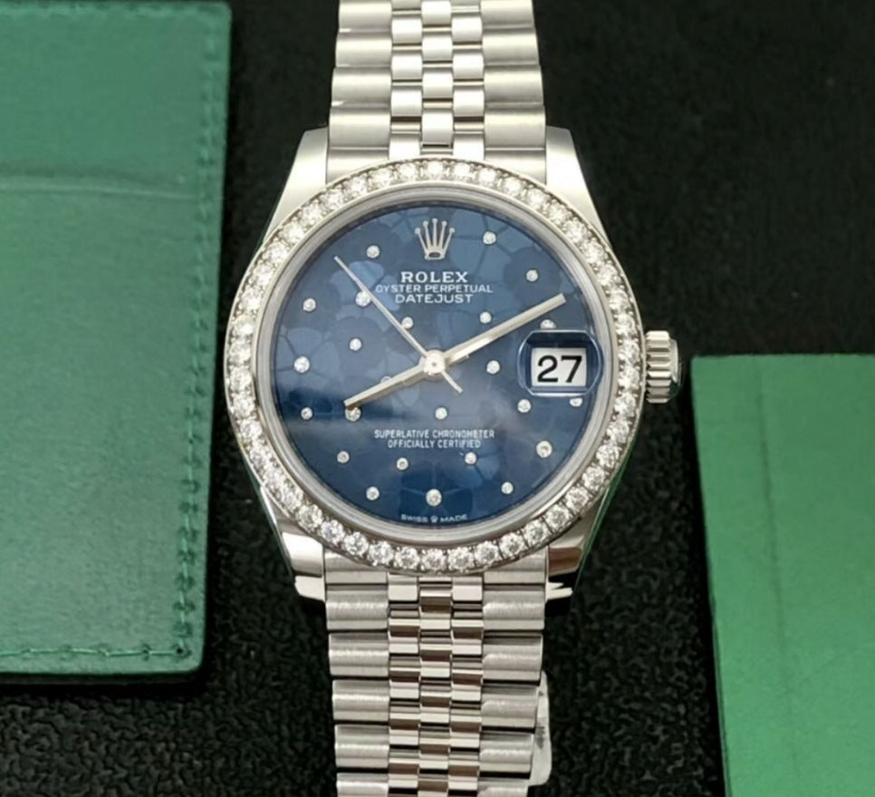 Rolex Datejust 31 278384RBR Blaue Blume Jubiläum 2025