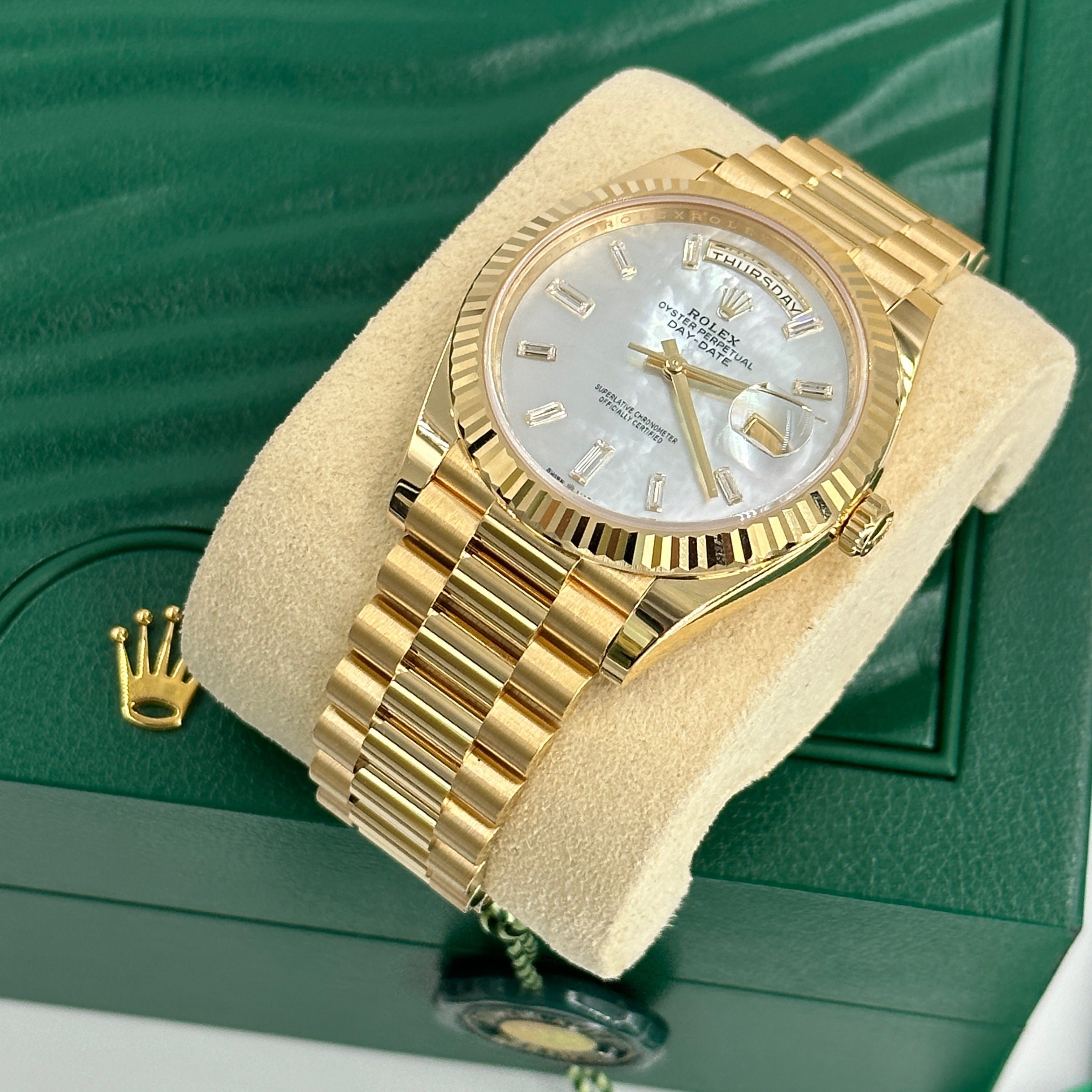Rolex Day-Date 40 40 mm 228238 Silber Index 2023