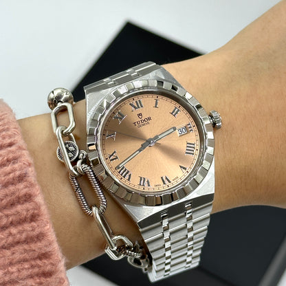 Tudor Tudor Royal 38 mm 28500-0007 Rosa Roman 2023