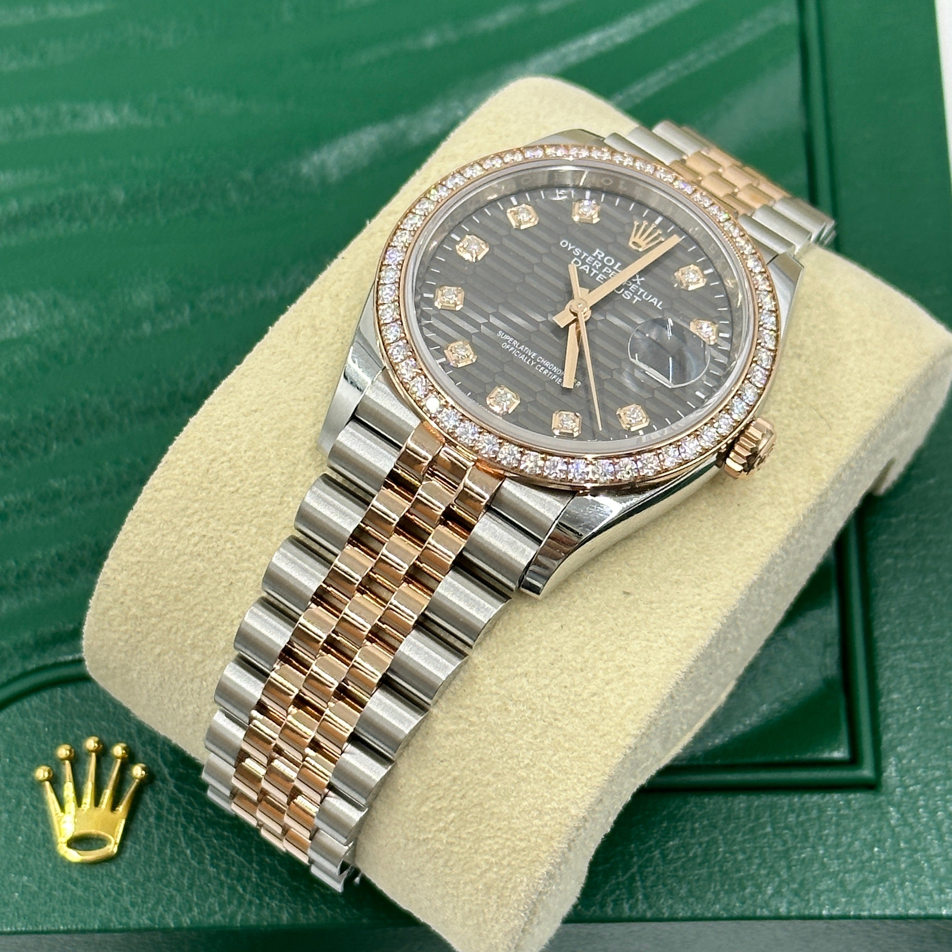 Rolex Datejust 36 126281RBR G Grau geriffelt Jubilee 2024