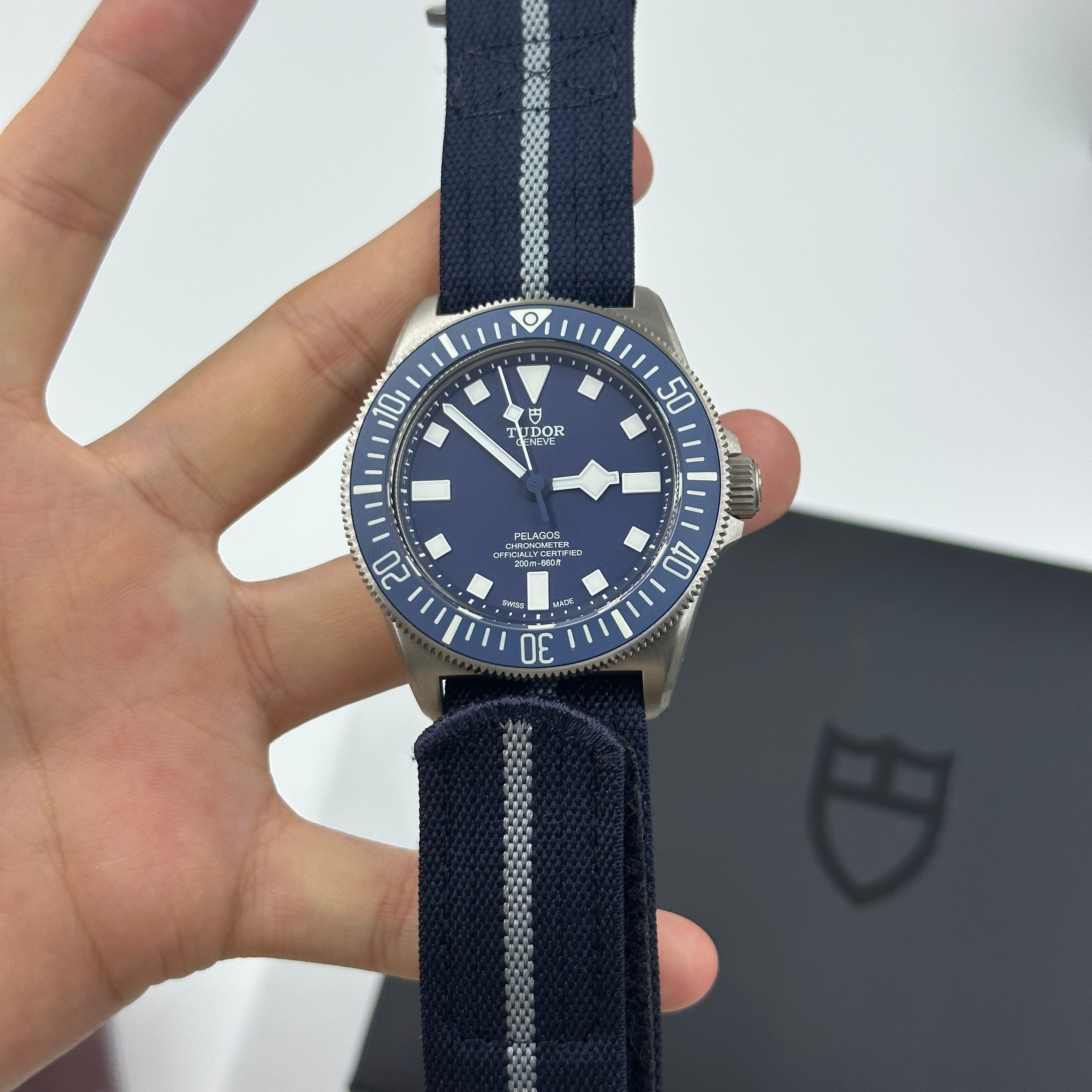 Tudor Pelagos FXD 42 mm 25707B/24 Blauer Stoff 2024