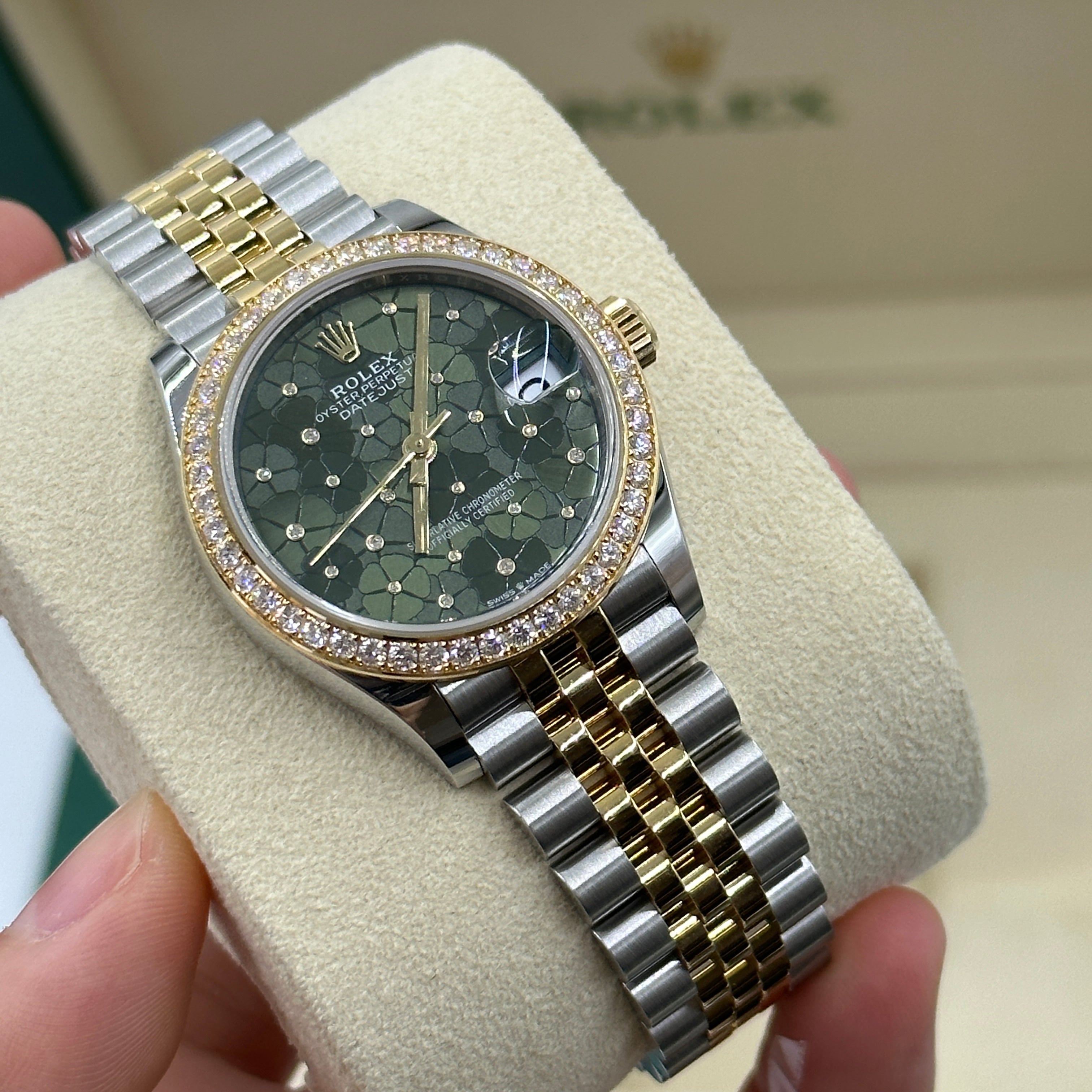 Rolex Datejust 31 278383RBR Grünes Blumenjubiläum 2023