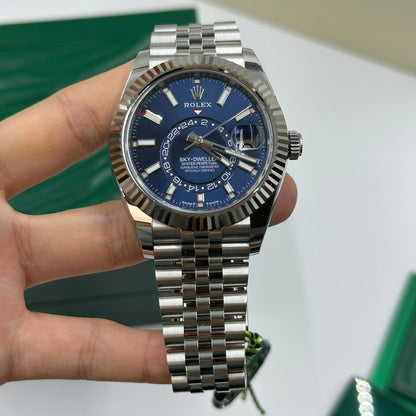 Rolex Sky-Dweller 42 mm 336934 Blaues Jubiläum 2023