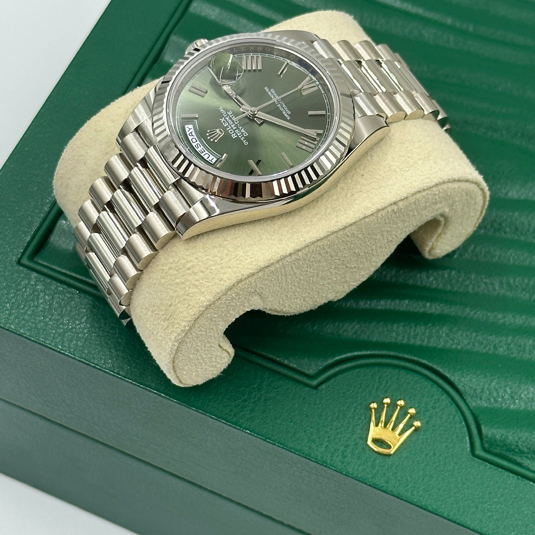 Rolex Day-Date 40 40 mm 228239 Grün Roman 2024
