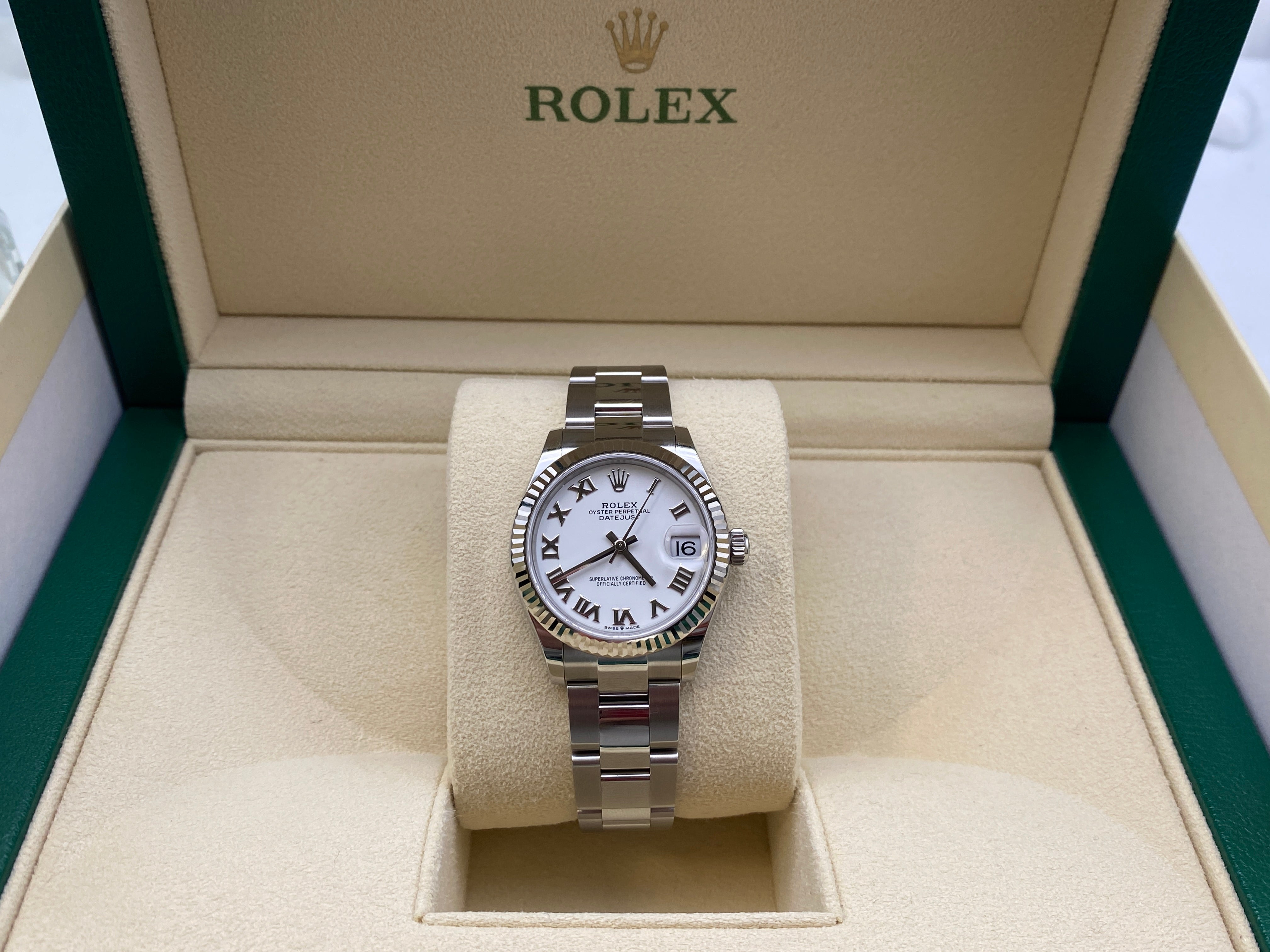 Rolex Datejust 31 278274 Weiße römische Auster 2025