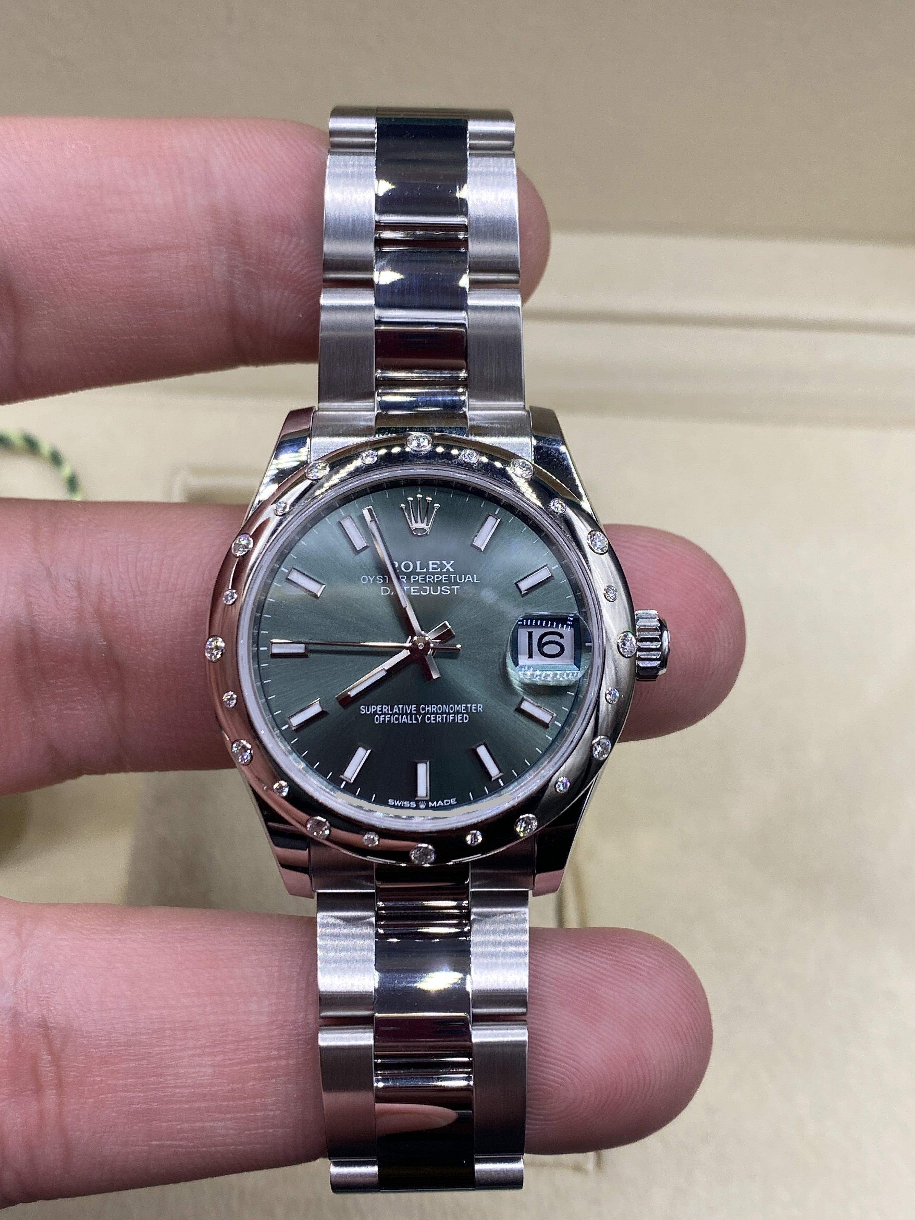 Rolex Datejust 31 278344RBR Grüner Index Oyster 2024