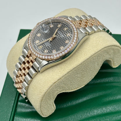Rolex Datejust 36 126281RBR G Grau geriffelt Jubilee 2024