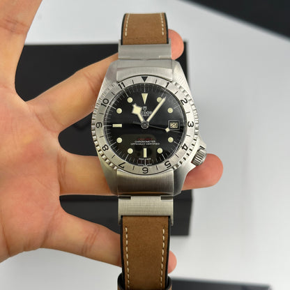 Tudor Black Bay P01 42 mm 70150-0001 Schwarzes Leder 2024