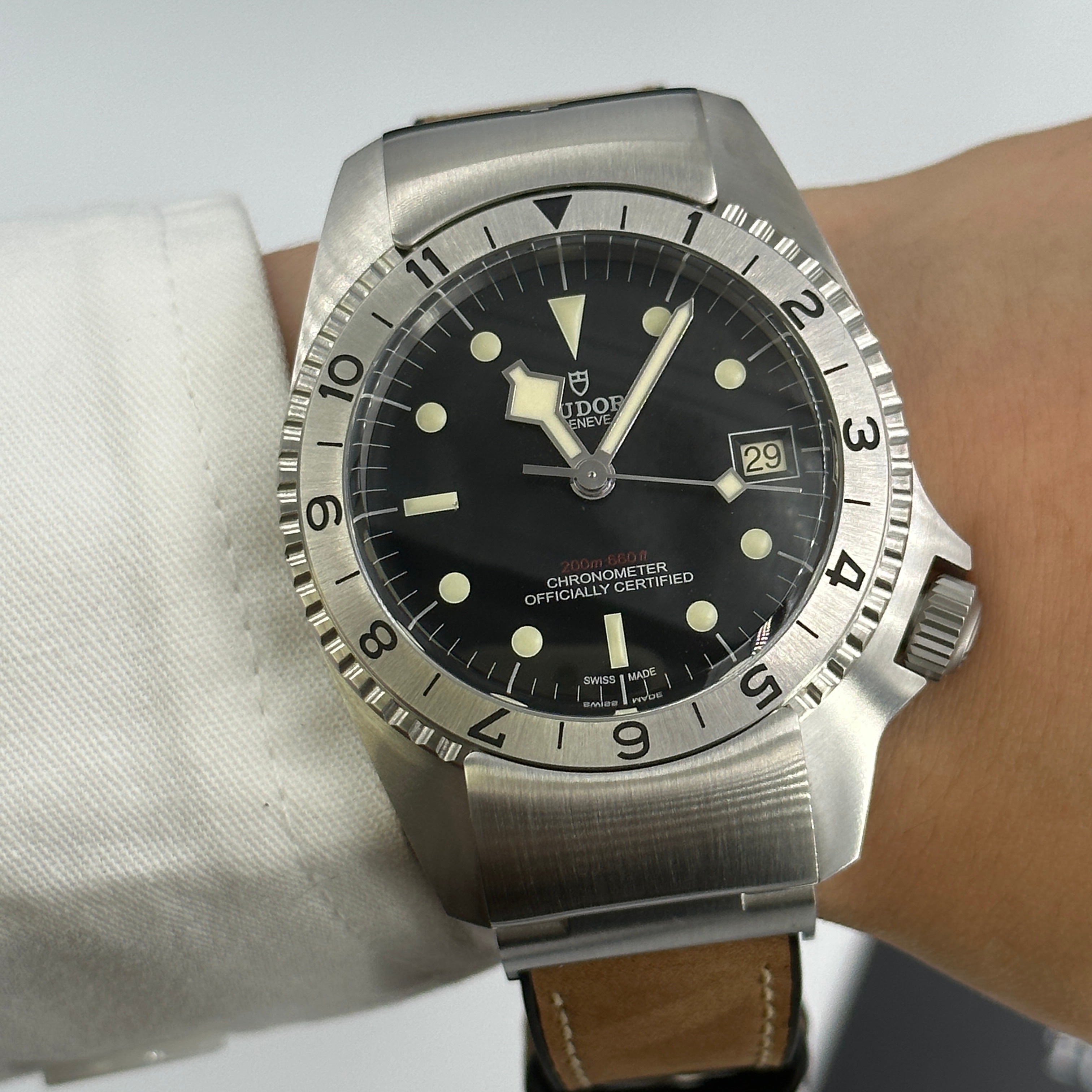Tudor Black Bay P01 42 mm 70150-0001 Schwarzes Leder 2024