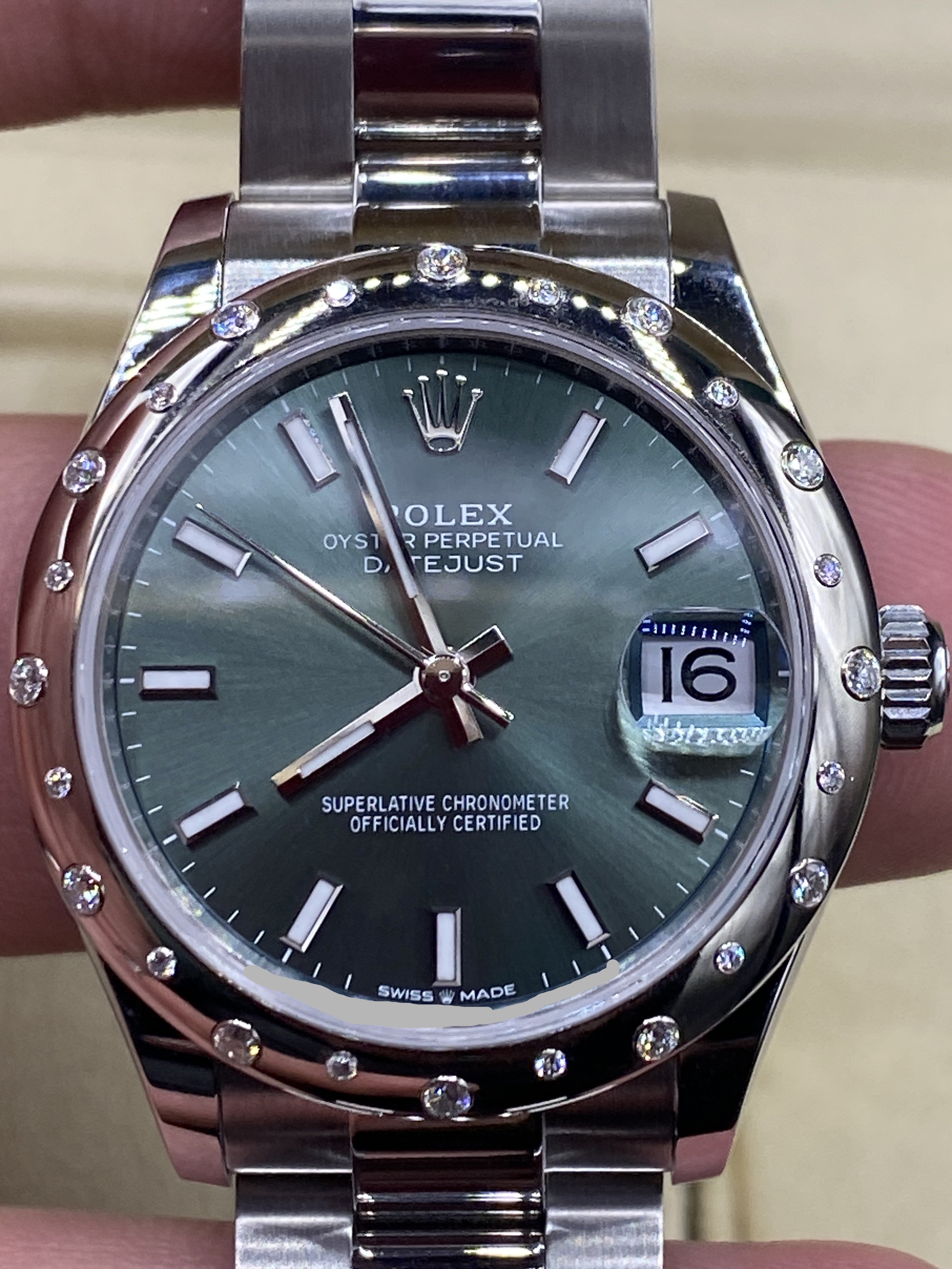 Rolex Datejust 31 278344RBR Grüner Index Oyster 2024