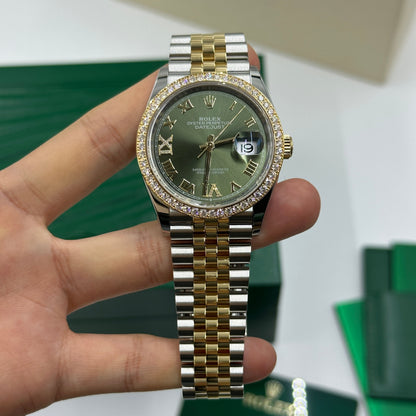 Rolex Datejust 36 126283RBR Grün VIIX Jubiläum 2024