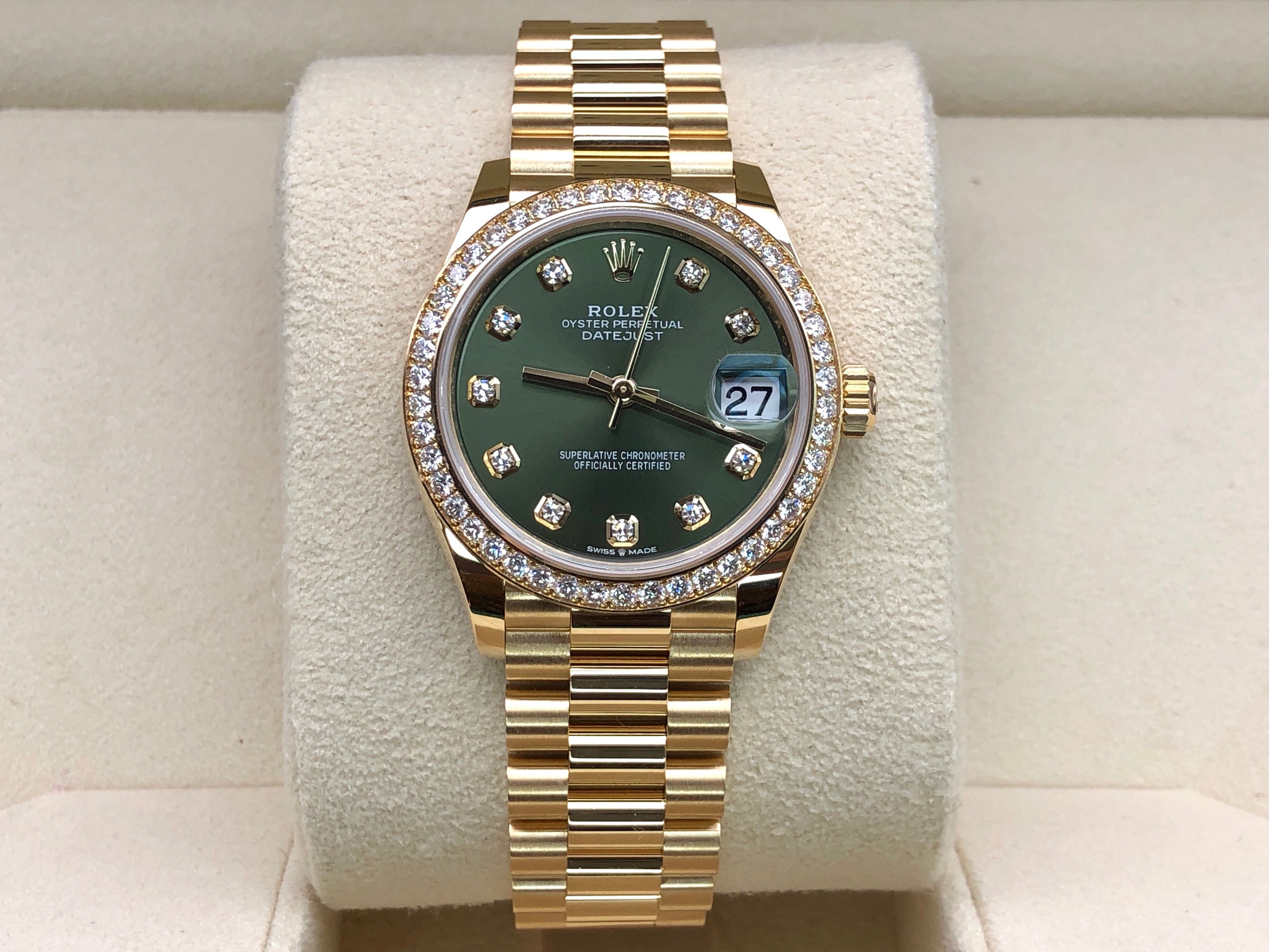 Rolex Datejust 31 278288RBR Diamonds Green m278288rbr-0007 2026