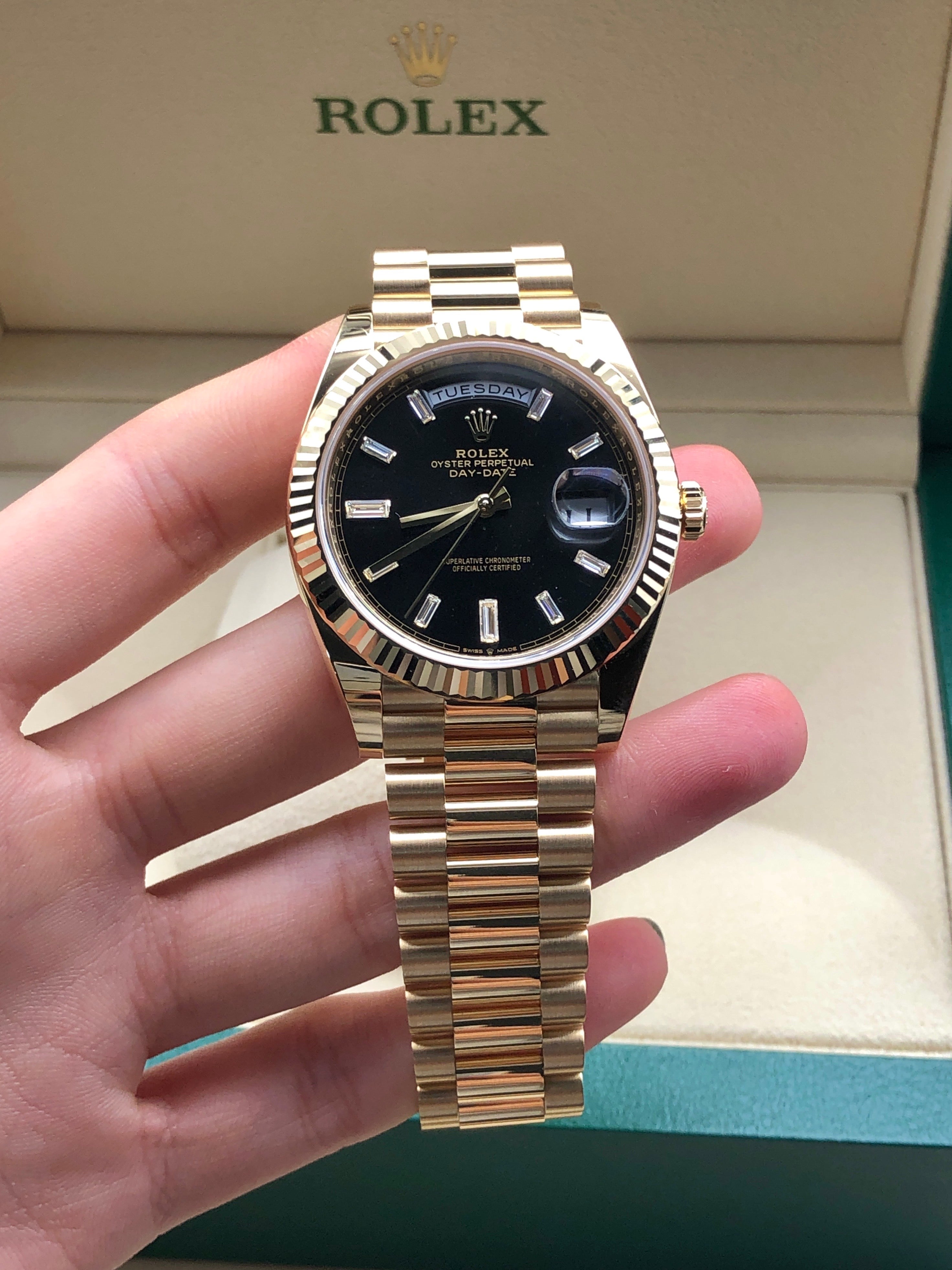 Rolex Day-Date 40 40 mm 228238A Schwarz 2020