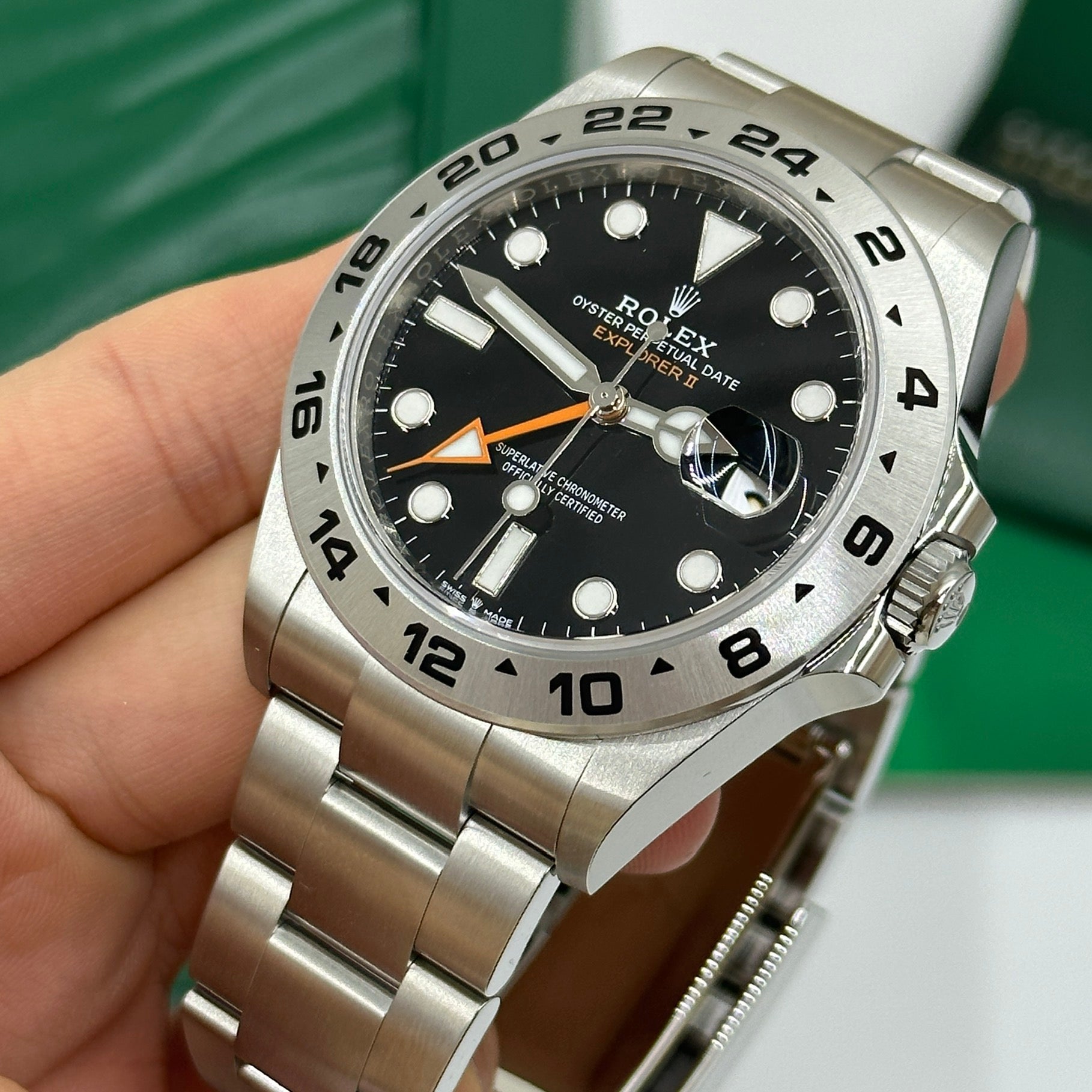 Rolex Explorer II 42 mm 226570 Schwarz 2023