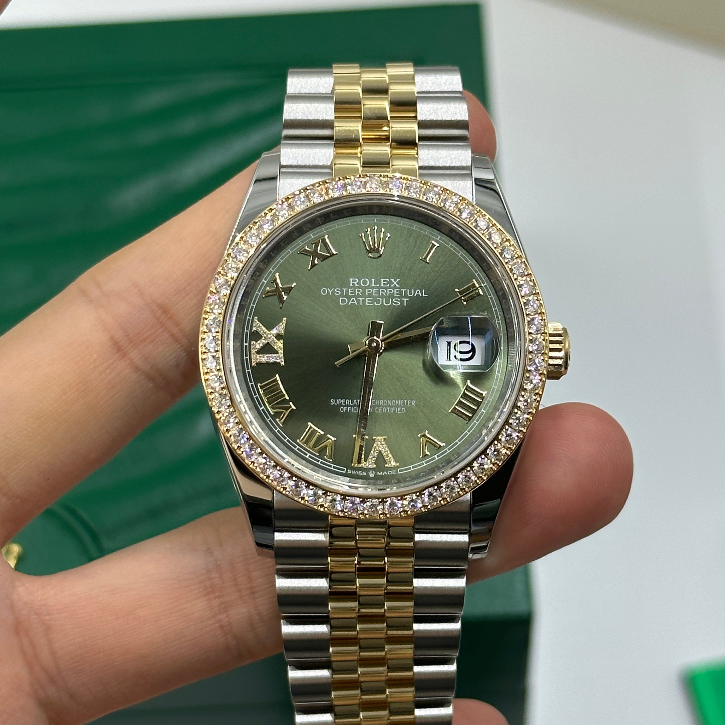 Rolex Datejust 36 126283RBR Grün VIIX Jubiläum 2024