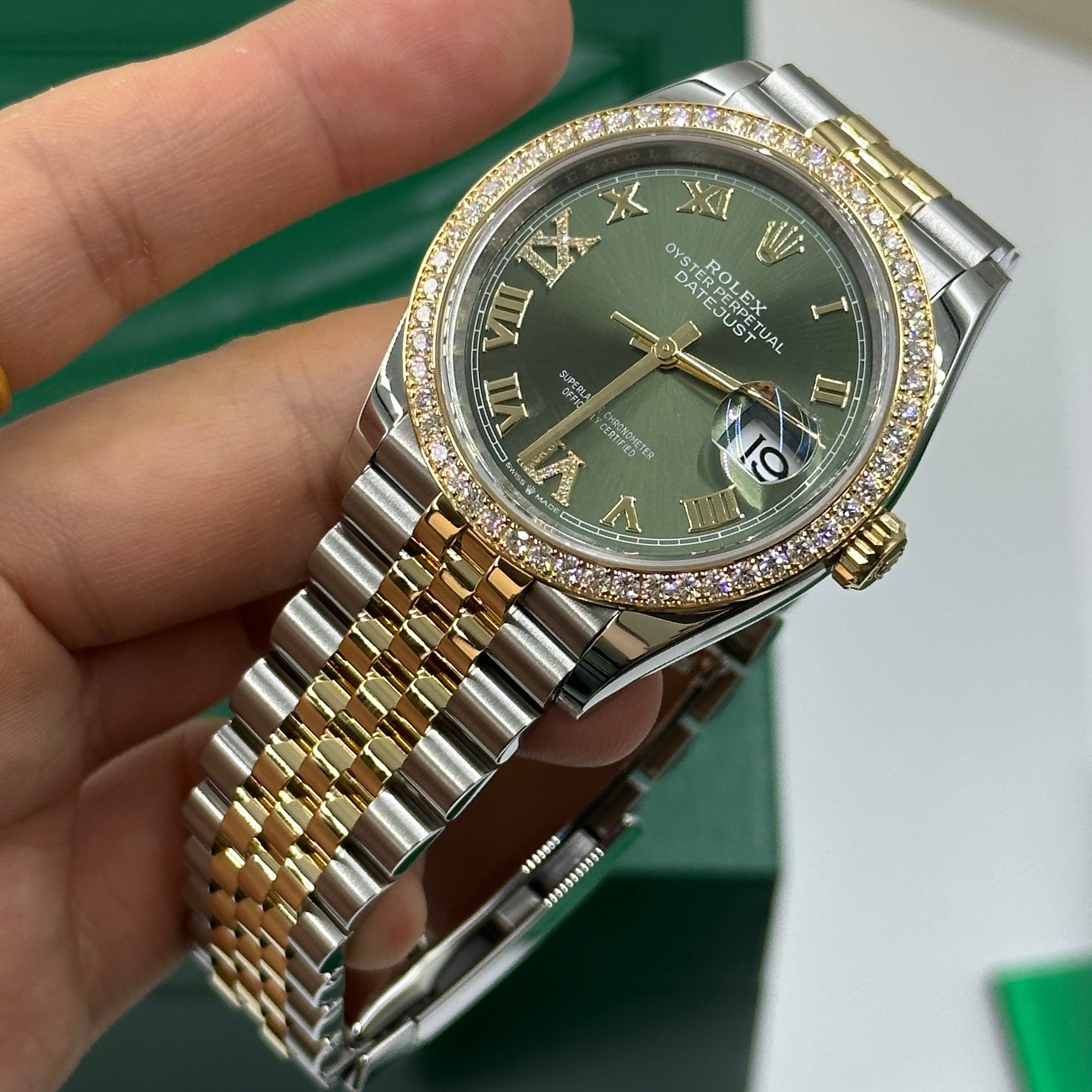 Rolex Datejust 36 126283RBR Grün VIIX Jubiläum 2024