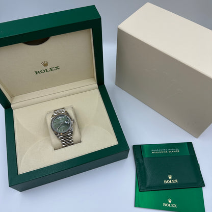 Rolex Day-Date 40 40 mm 228239 Grün Roman 2024