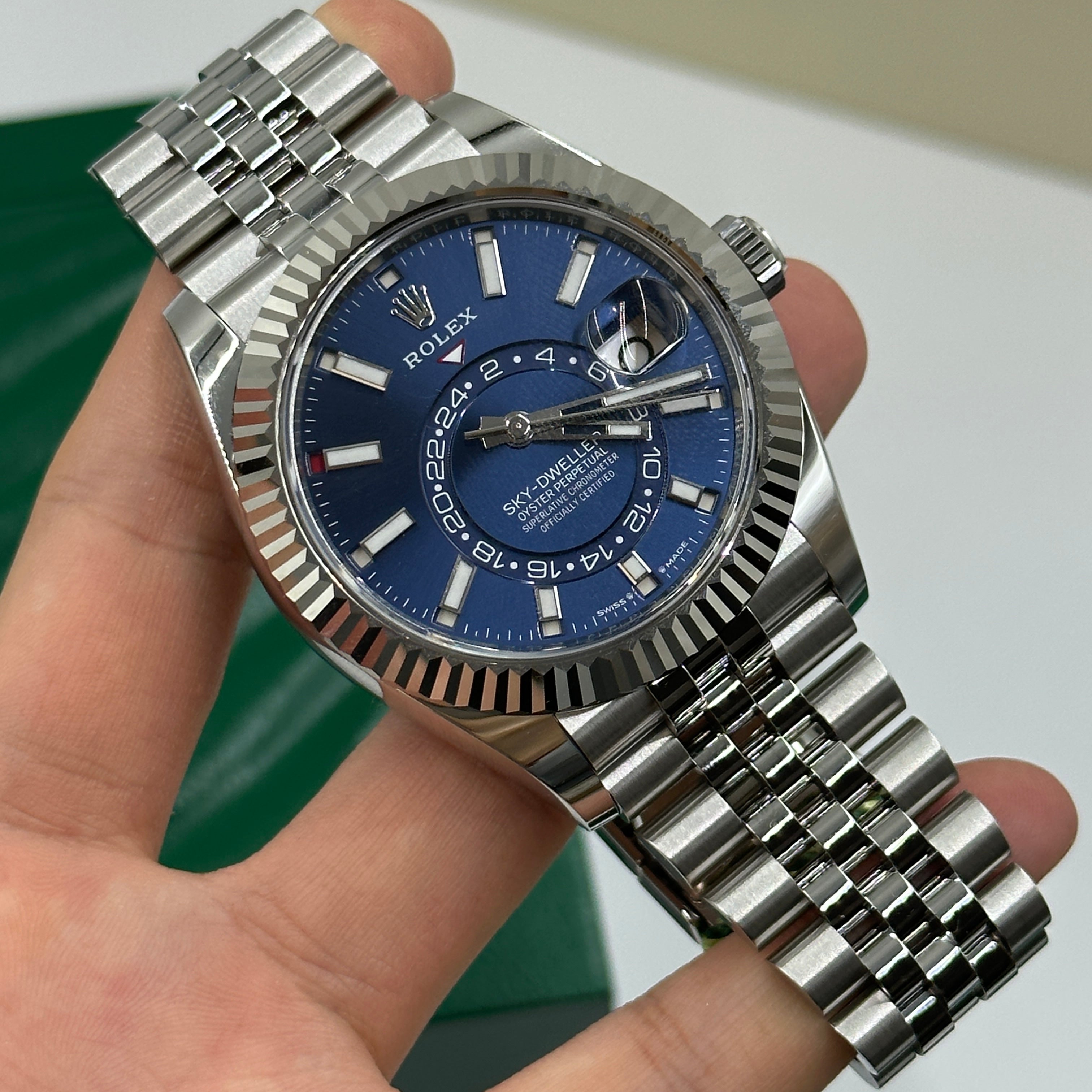 Rolex Sky-Dweller 42 mm 336934 Blaues Jubiläum 2023