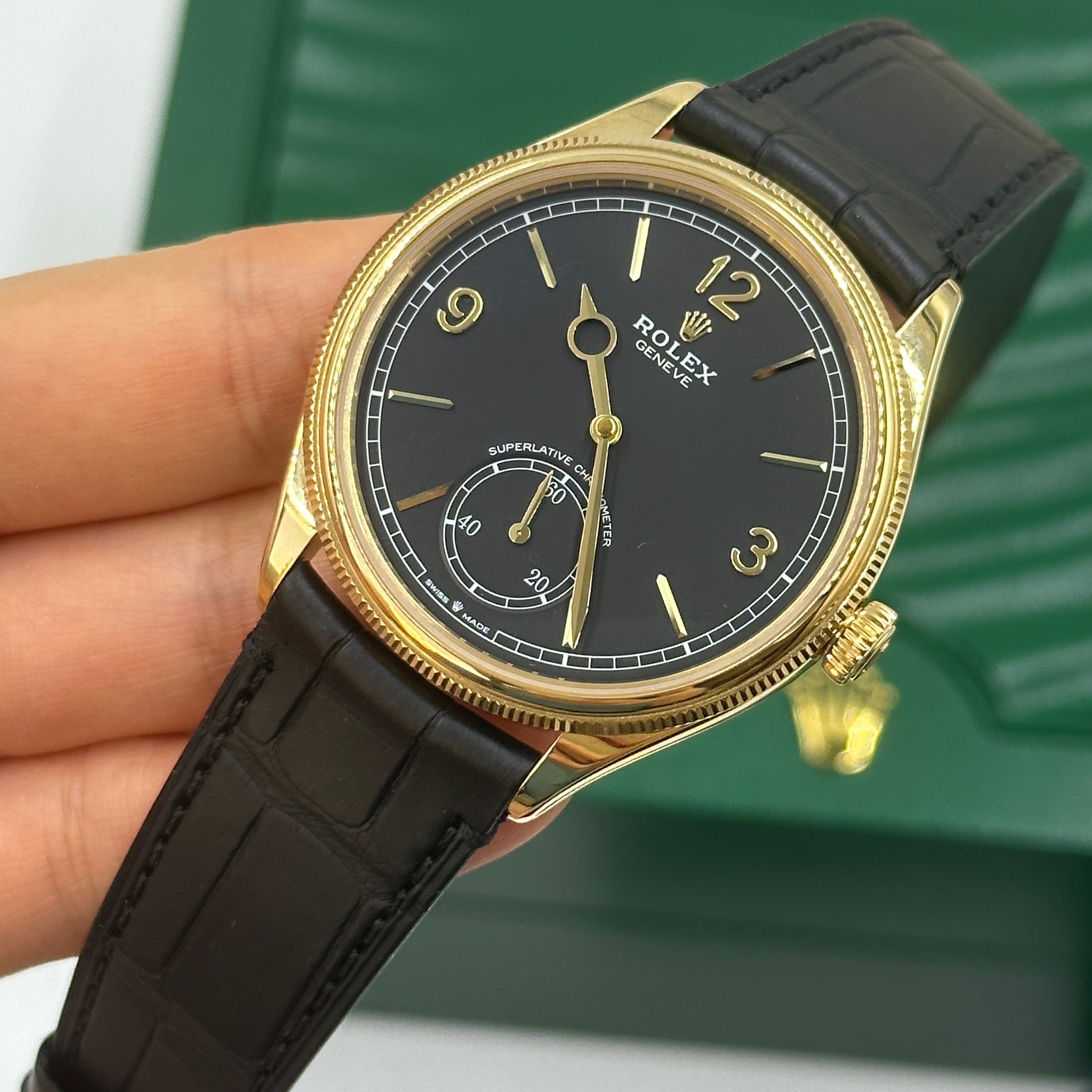 Rolex 1908 39 mm 52508-0002 Schwarz 2025