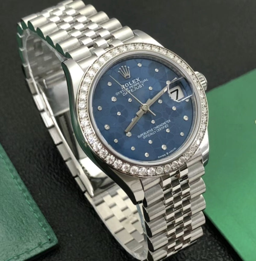 Rolex Datejust 31 278384RBR Blaue Blume Jubiläum 2025