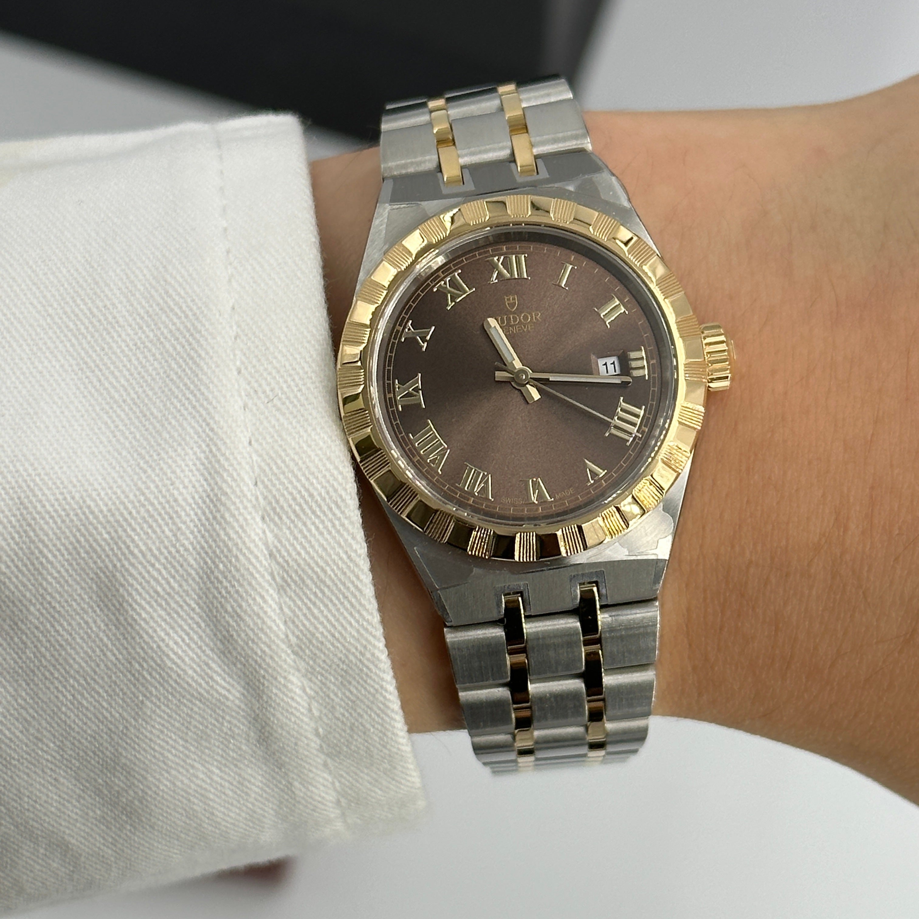 Tudor Tudor Royal 28mm 28303-0008 Choc Roman 2024