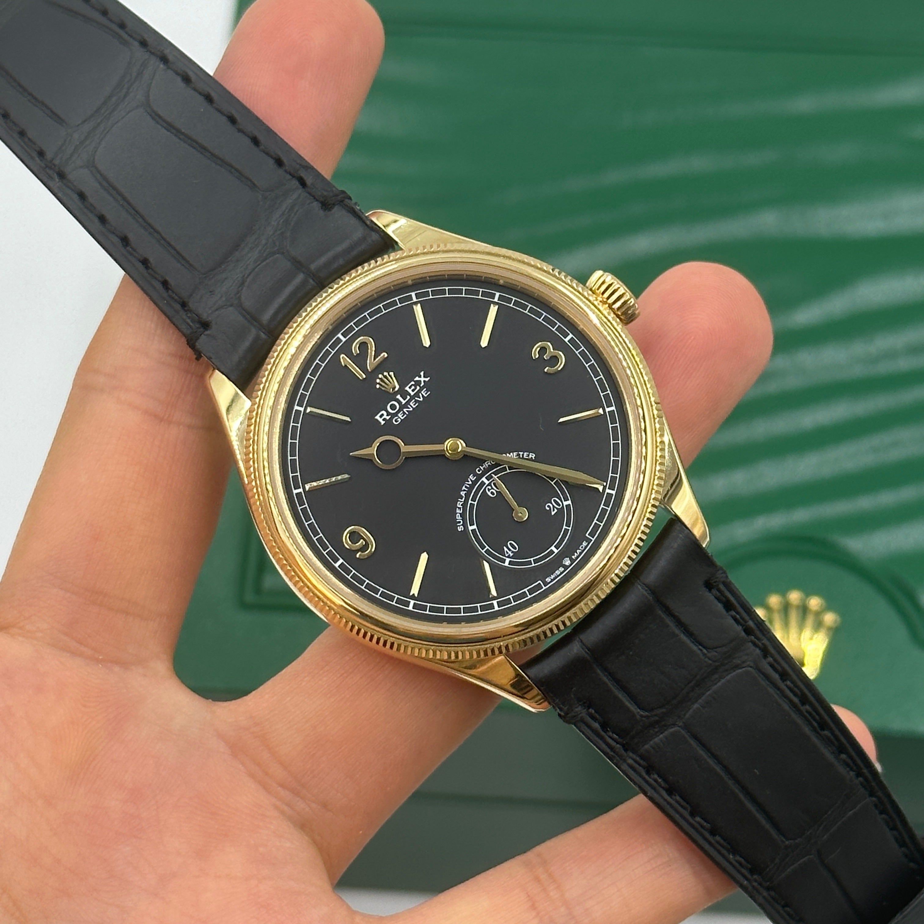 Rolex 1908 39 mm 52508-0002 Schwarz 2025
