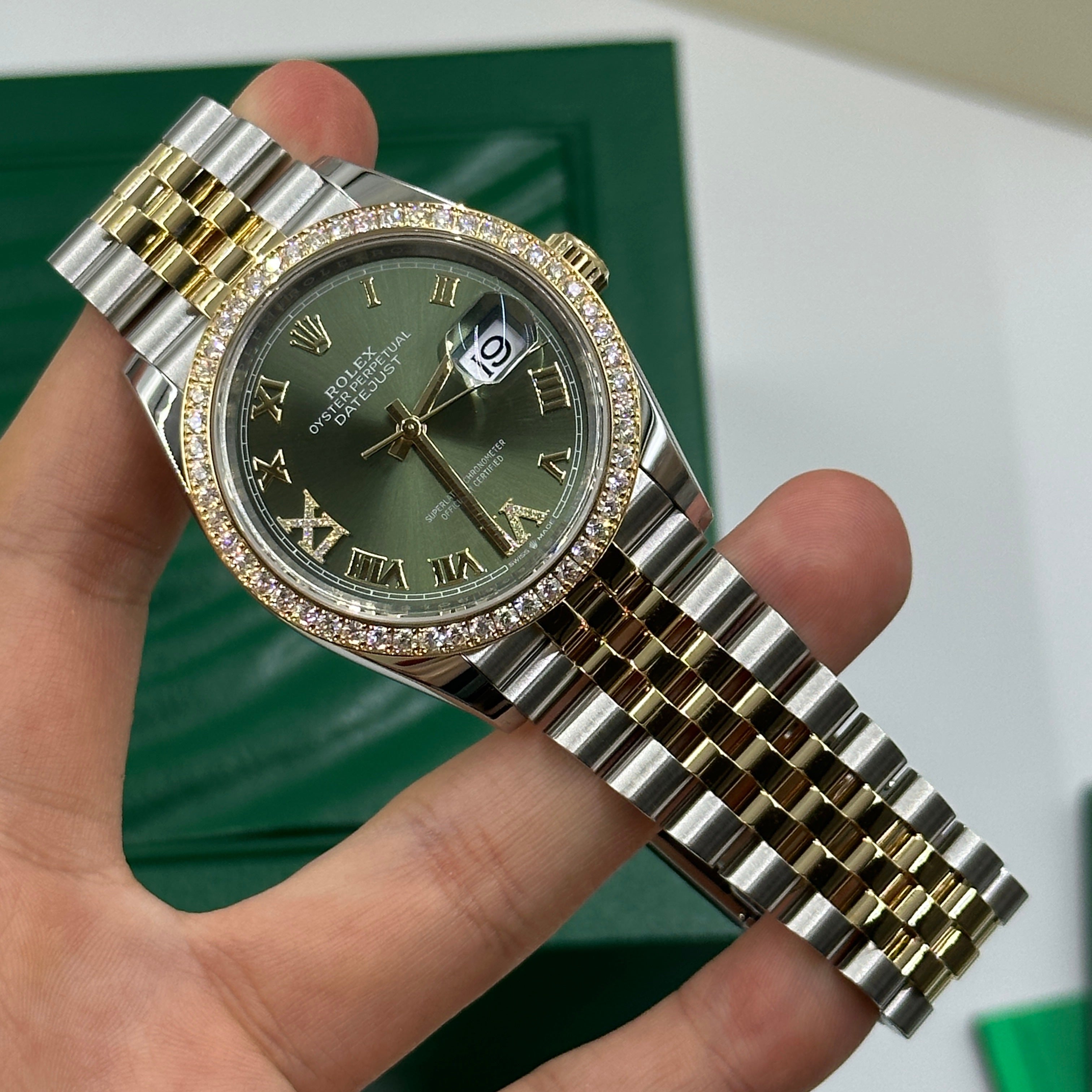 Rolex Datejust 36 126283RBR Grün VIIX Jubiläum 2024