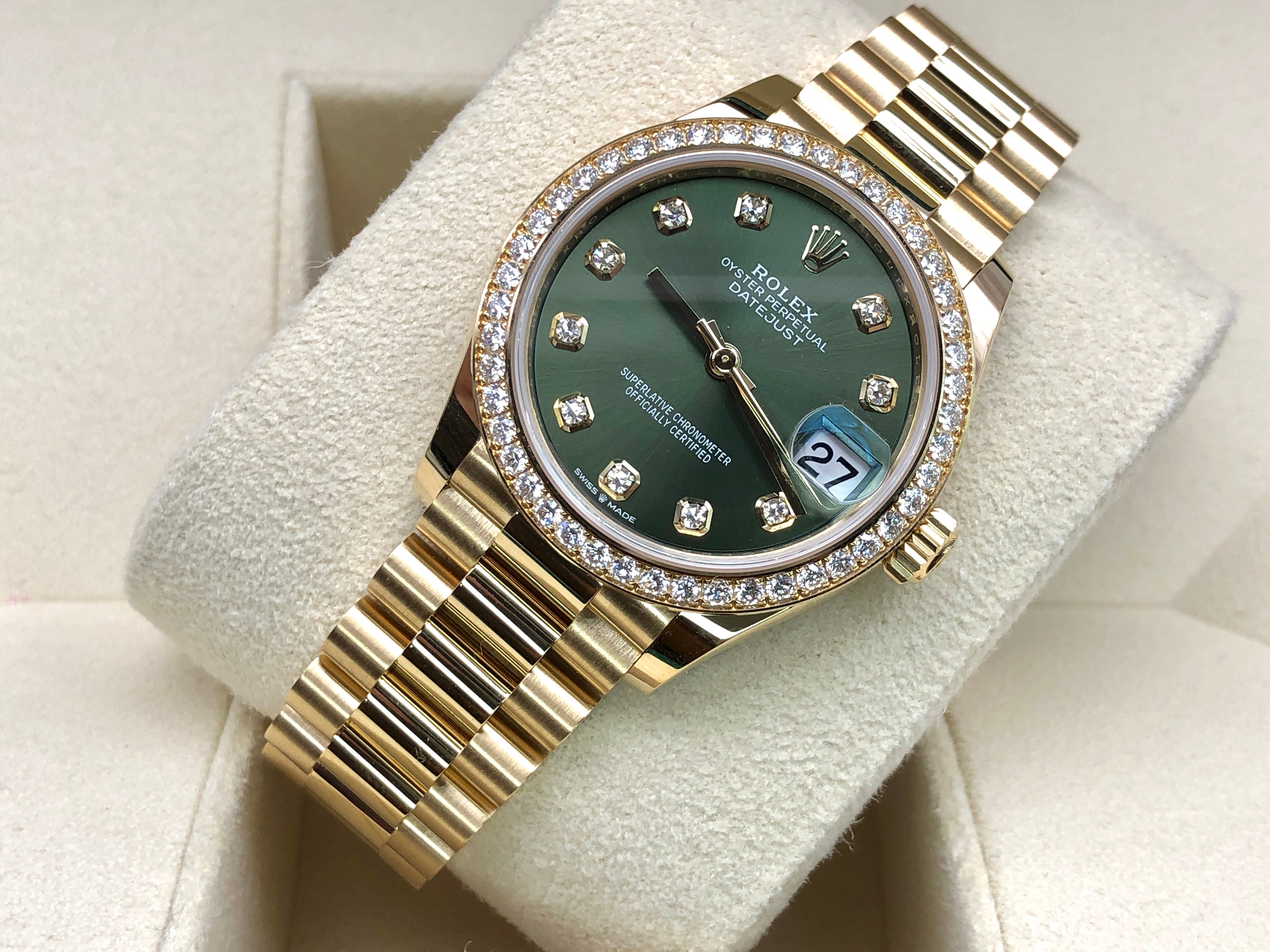 Rolex Datejust 31 278288RBR Diamonds Green m278288rbr-0007 2026