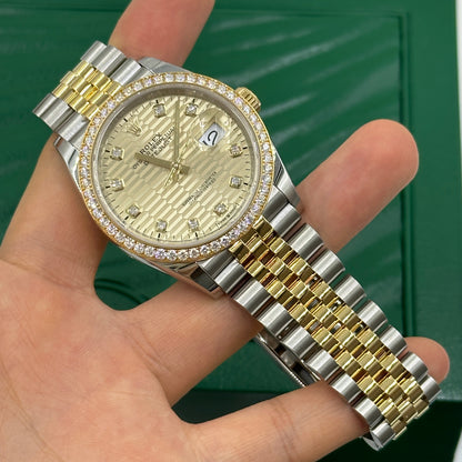 Rolex Datejust 36 126283RBR Champ Fluted Jubilee 2024