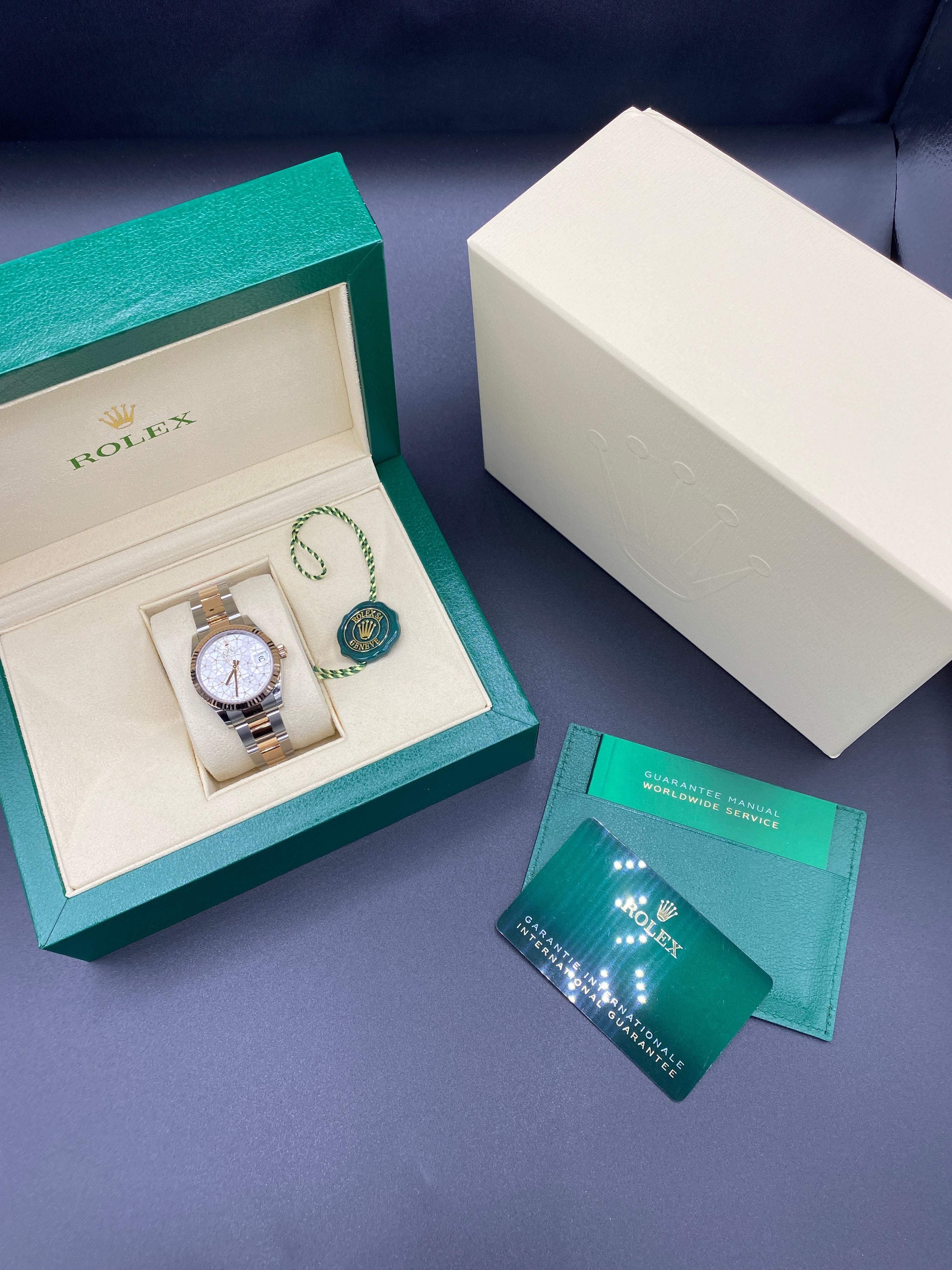 Rolex Datejust 31 278271 Silber Floral Oyster 2024