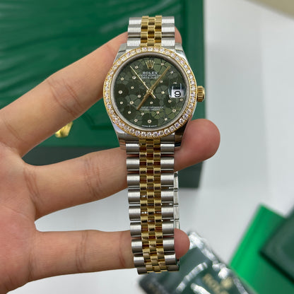 Rolex Datejust 31 278383RBR Grünes Blumenjubiläum 2023