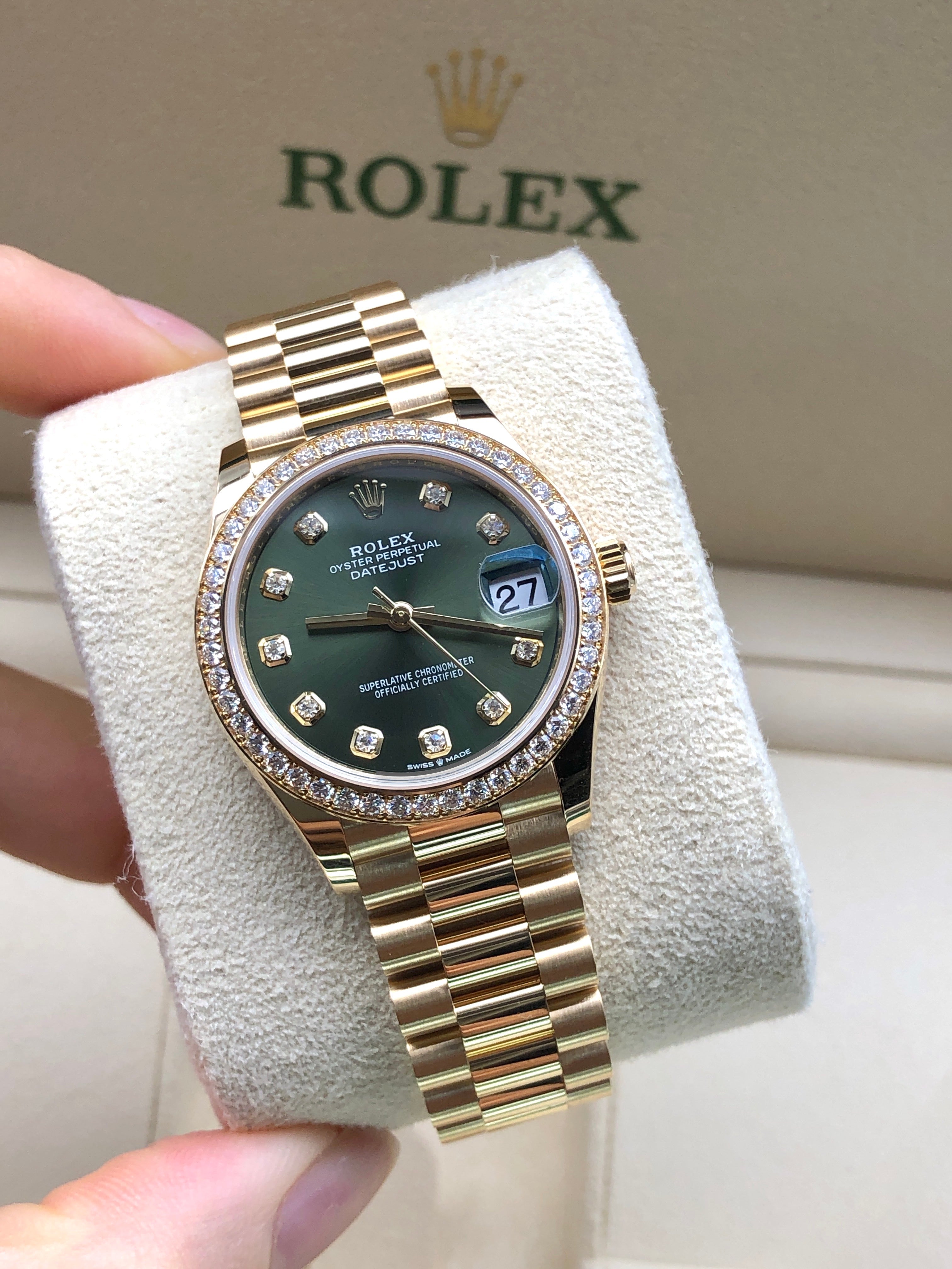 Rolex Datejust 31 278288RBR Diamonds Green m278288rbr-0007 2026