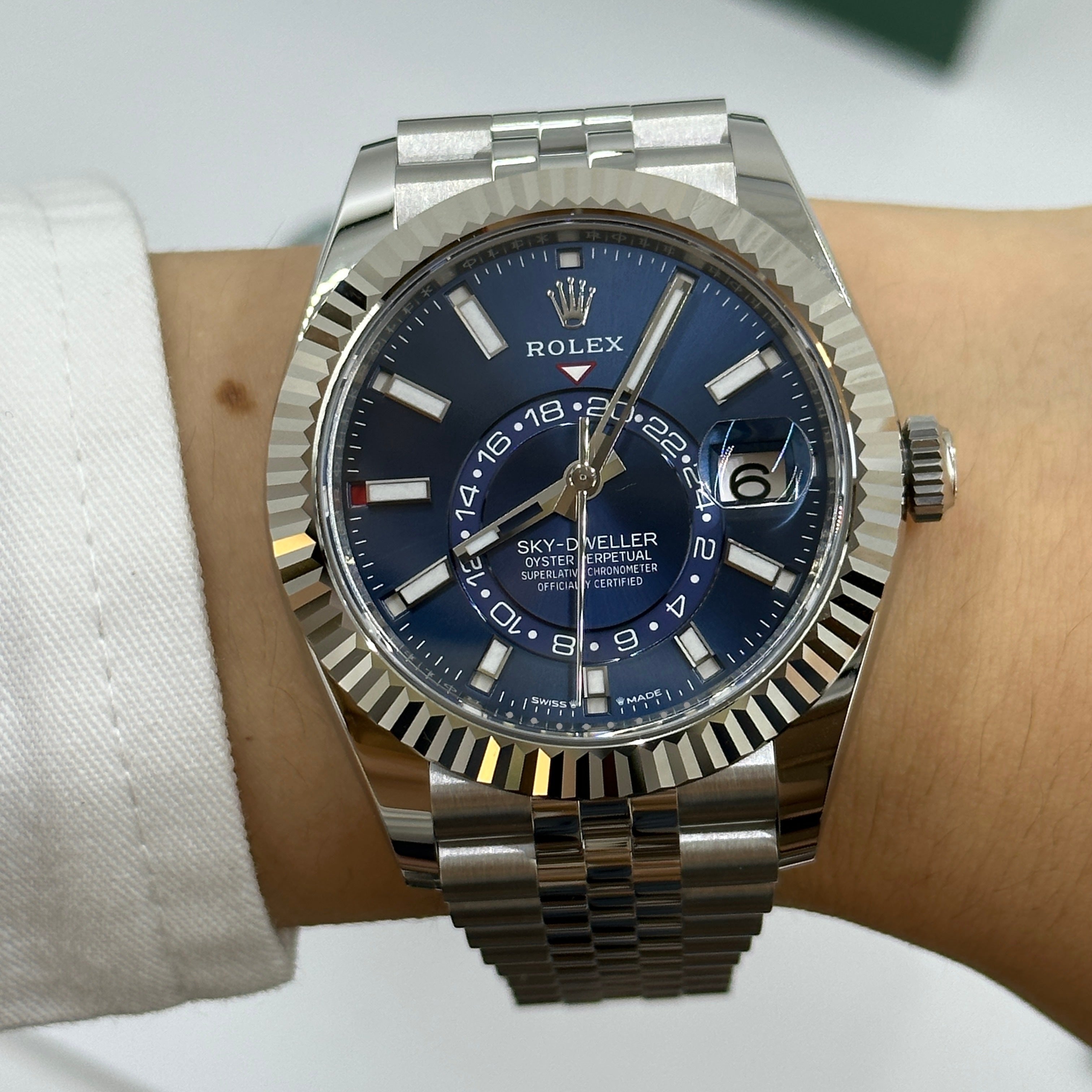 Rolex Sky-Dweller 42 mm 336934 Blaues Jubiläum 2023